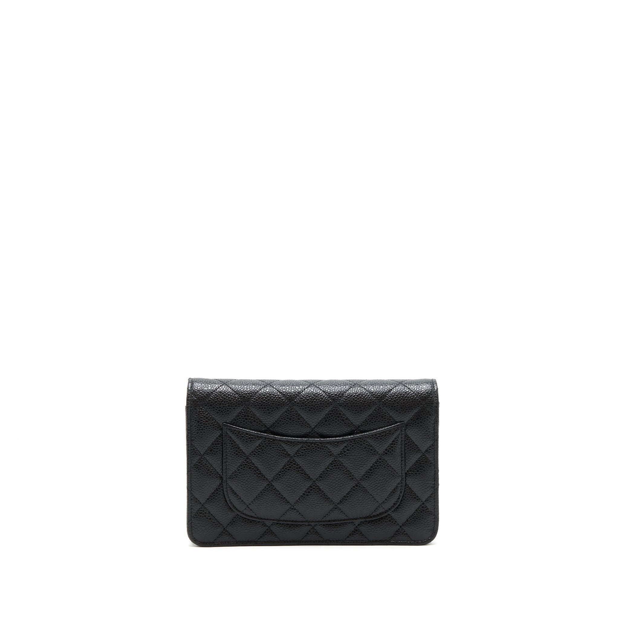 Chanel Classic Wallet on Chain Caviar black