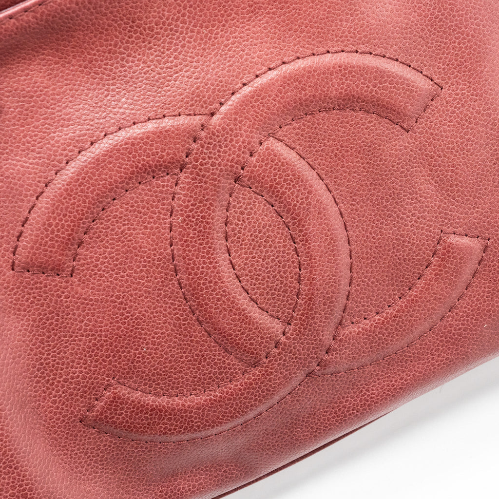 Chanel Tote Bag Grain Calfskin Red