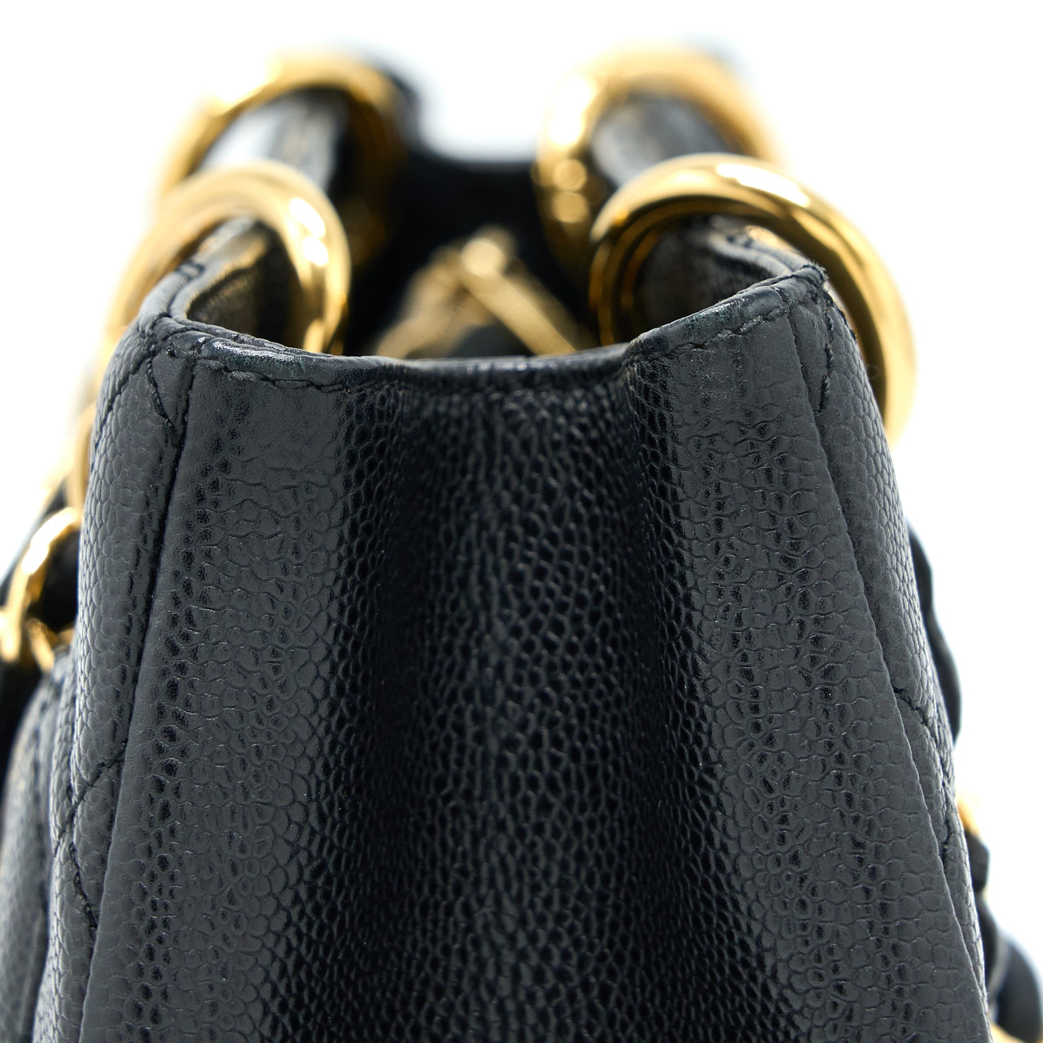 Chanel Grand Shopping Tote Bag Caviar Black