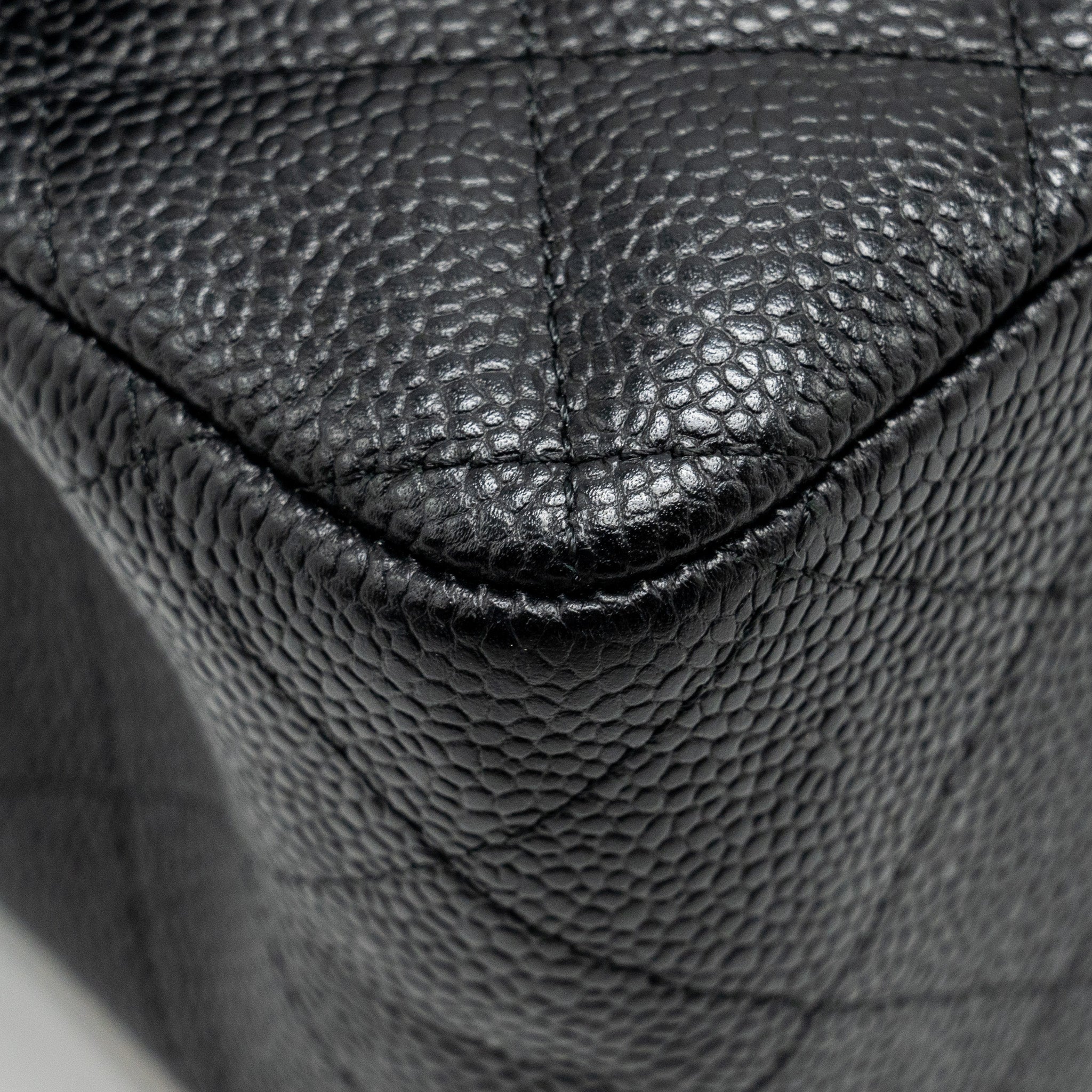 Chanel Jumbo Classic Double Flap Bag Caviar Black