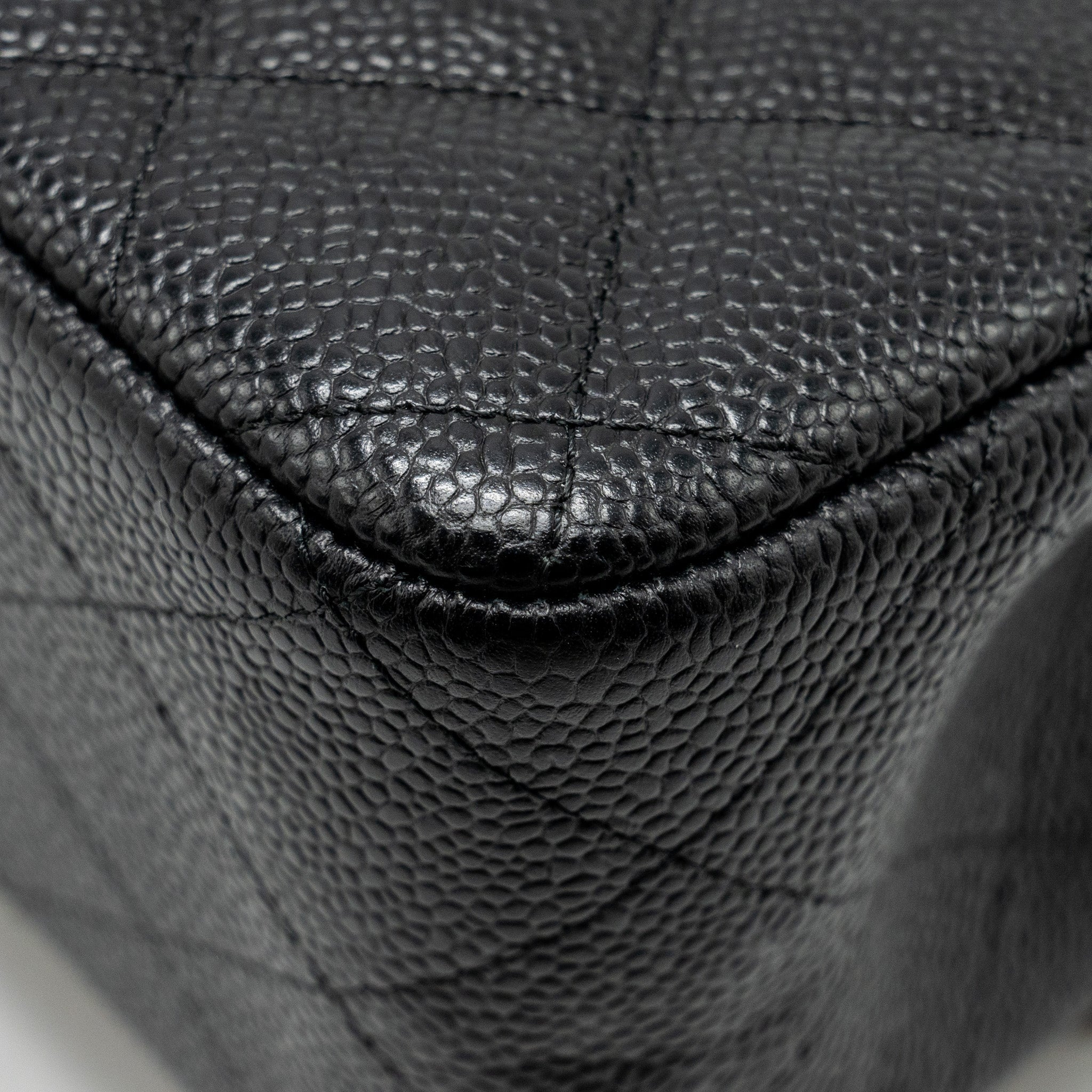 Chanel Jumbo Classic Double Flap Bag Caviar Black