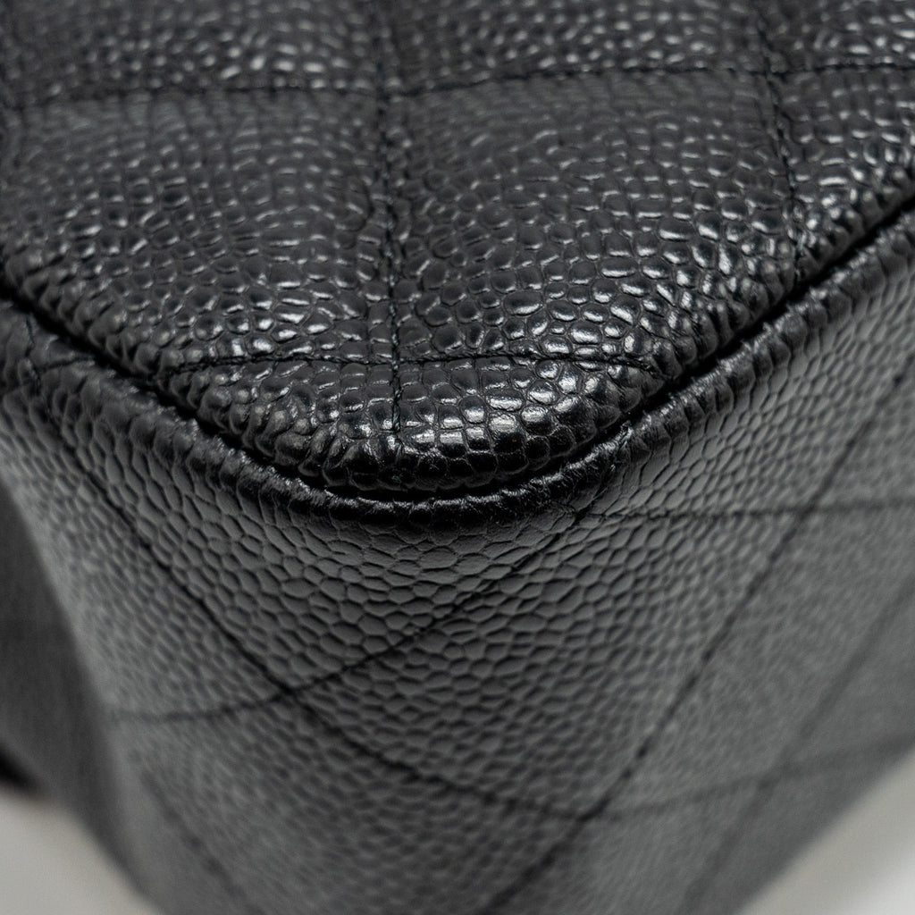 Chanel Jumbo Classic Double Flap Bag Caviar Black