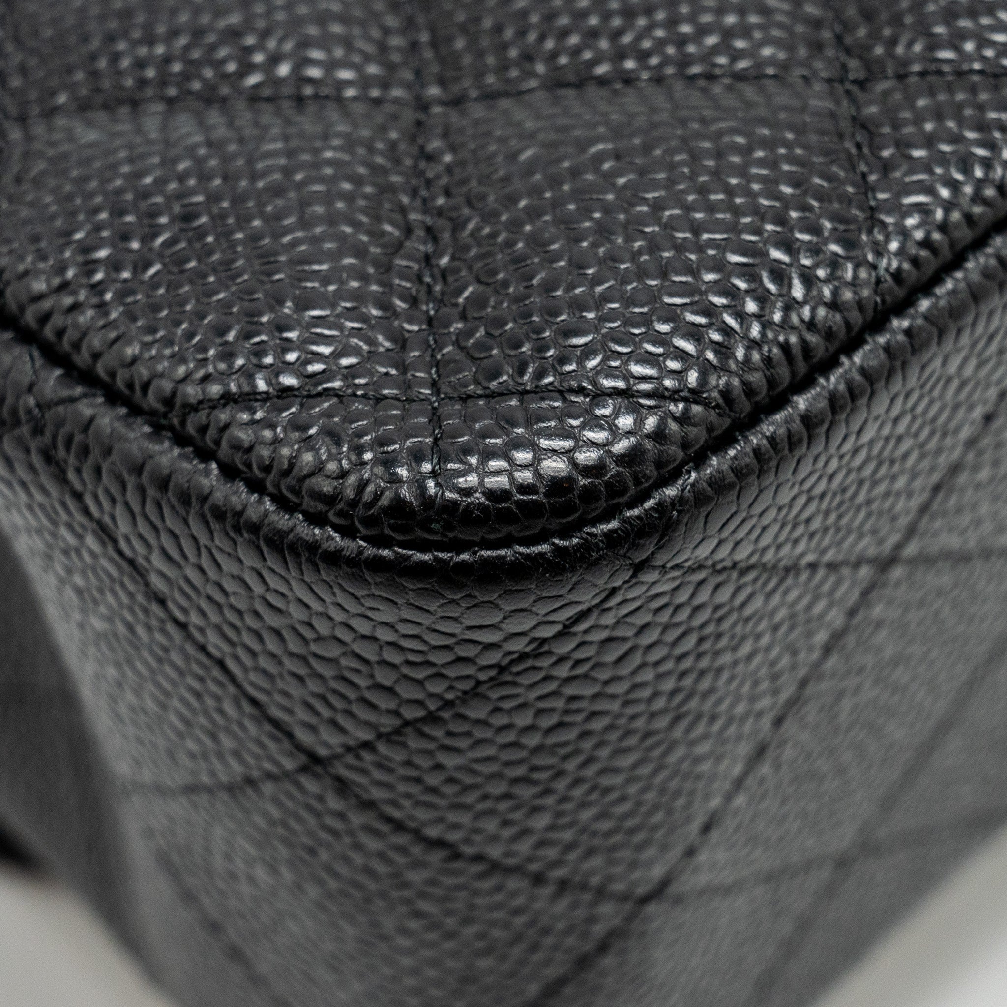 Chanel Jumbo Classic Double Flap Bag Caviar Black