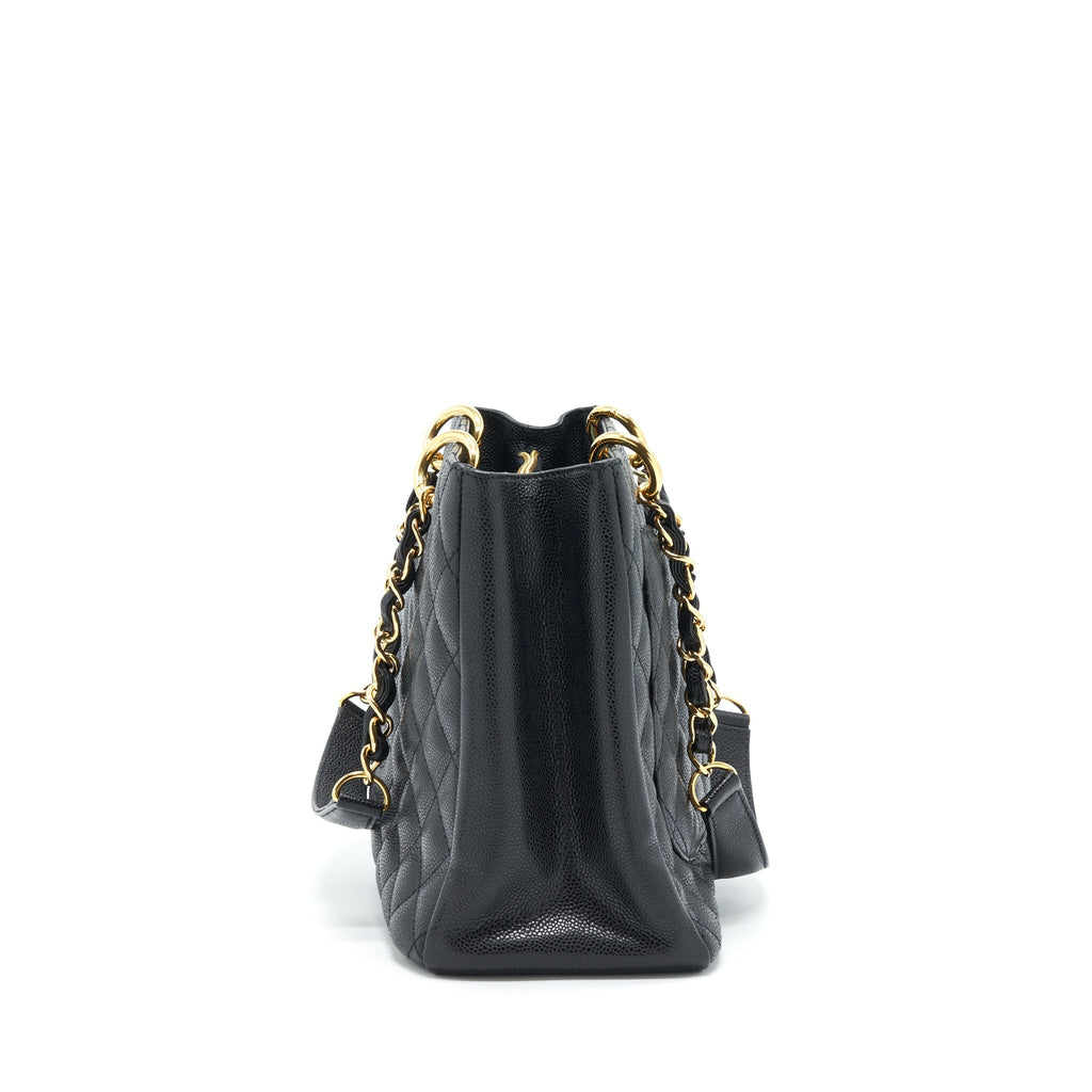 Chanel Grand Shopping Tote Bag Caviar Black