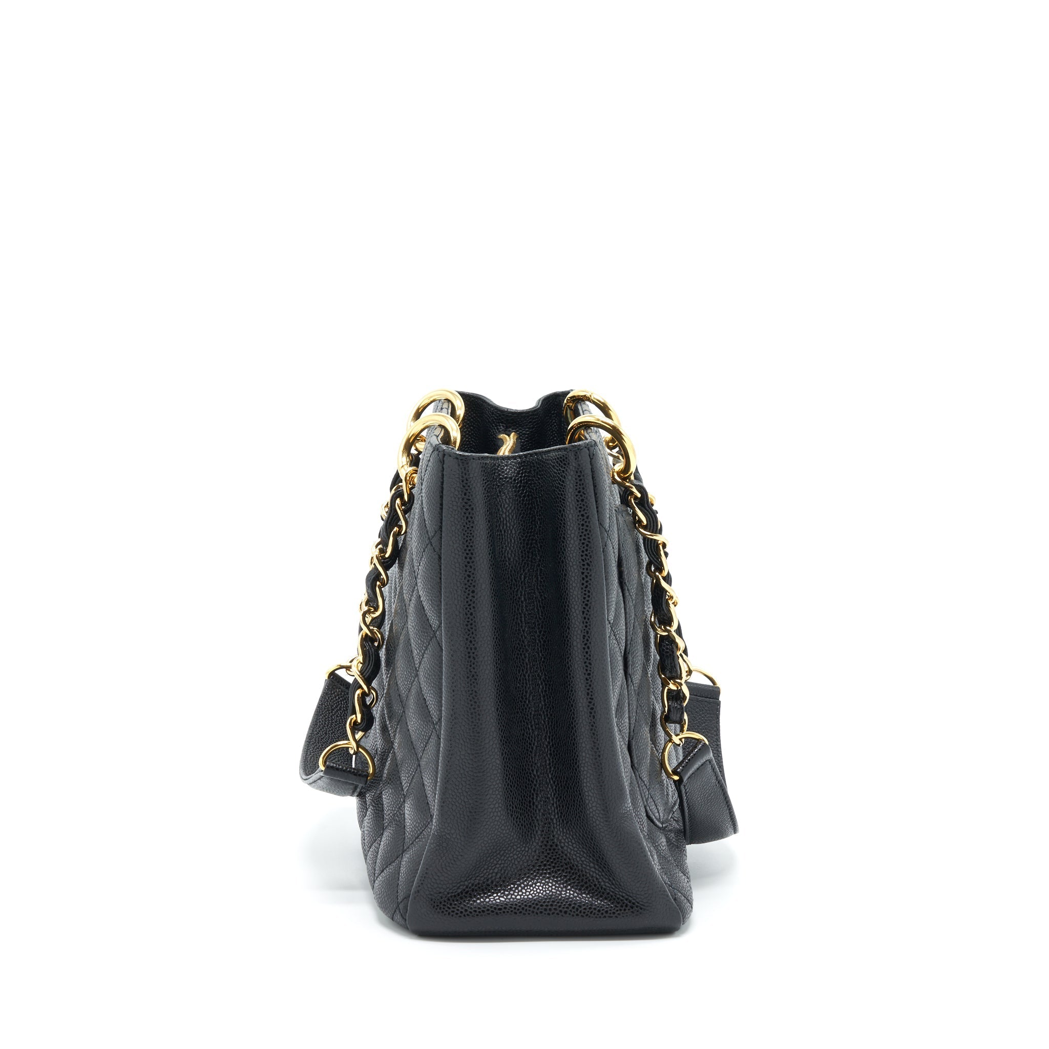 Chanel Grand Shopping Tote Bag Caviar Black