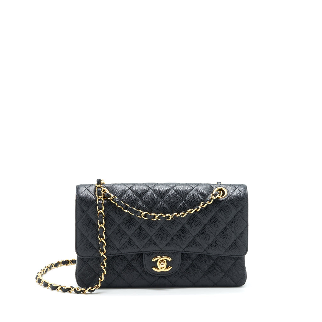 Chanel Medium Classic Double Flap Bag Caviar Black