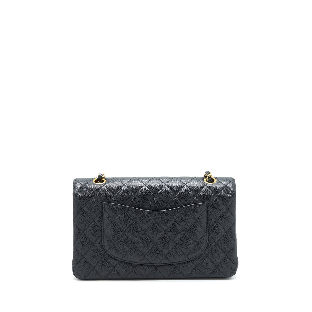 Chanel Medium Classic Double Flap Bag Caviar Black