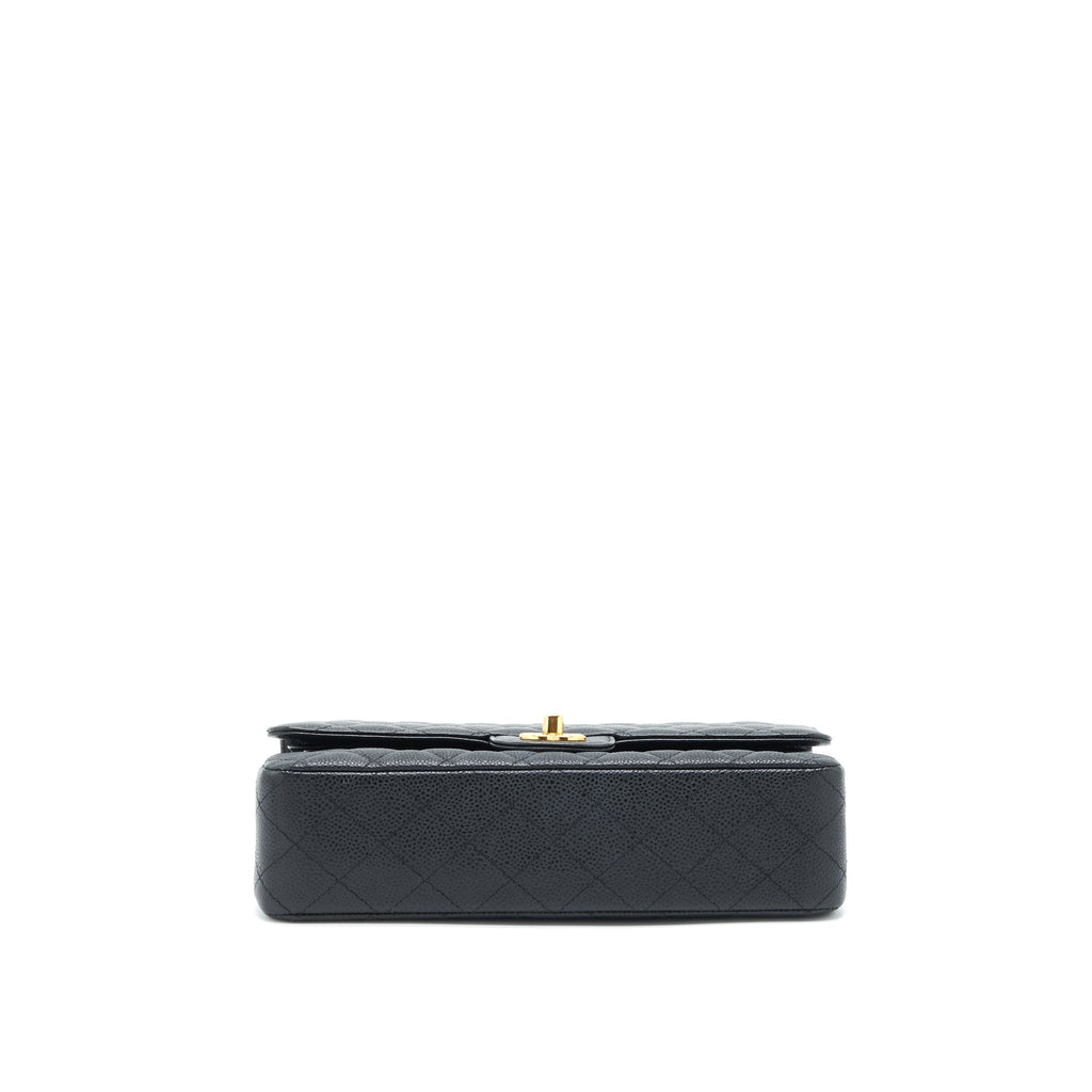Chanel Medium Classic Double Flap Bag Caviar Black