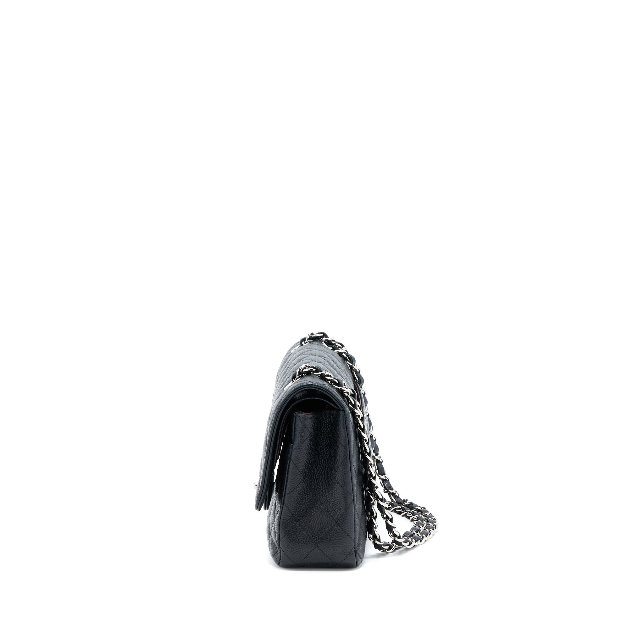 Chanel Medium Classic Double Flap Bag Caviar Black