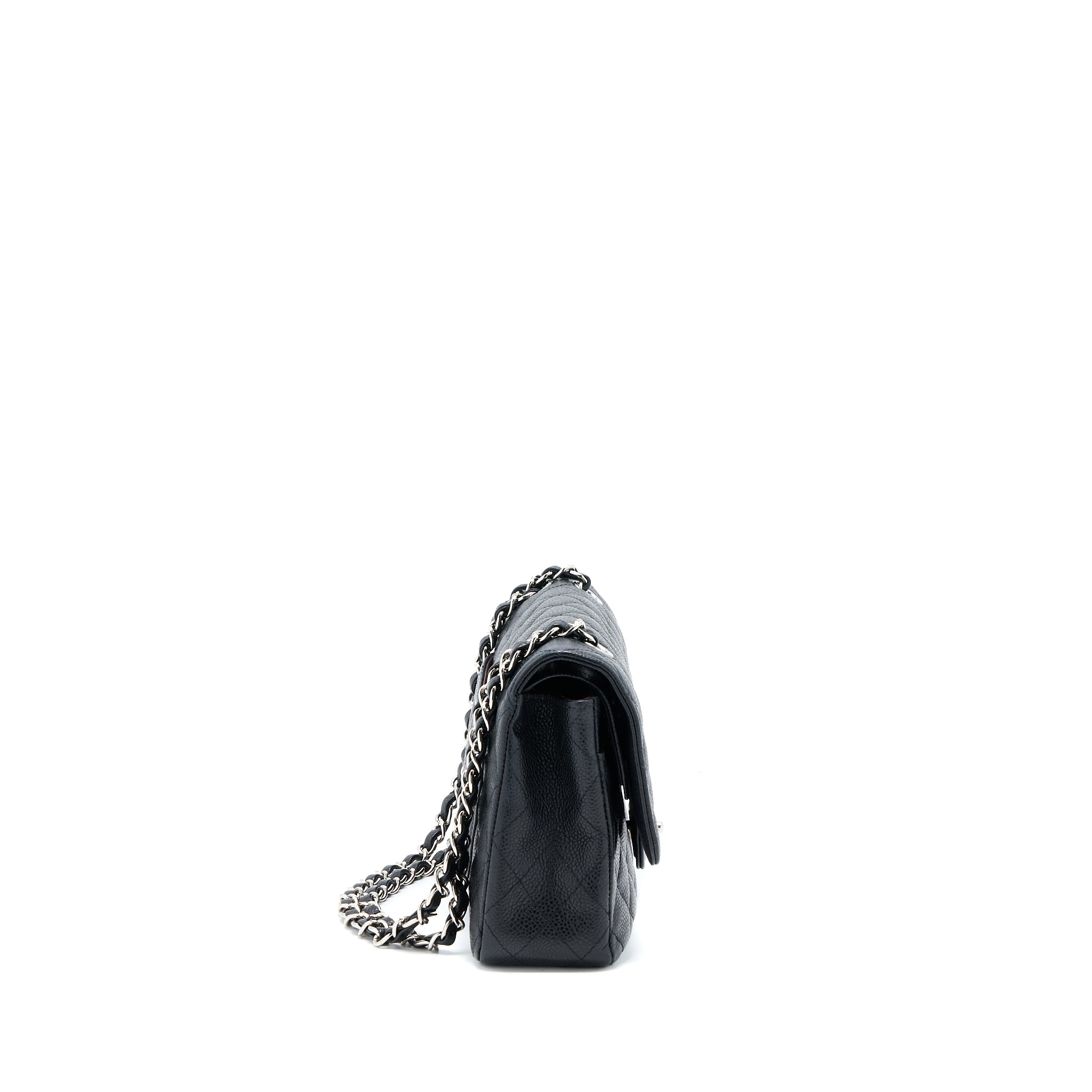 Chanel Medium Classic Double Flap Bag Caviar Black