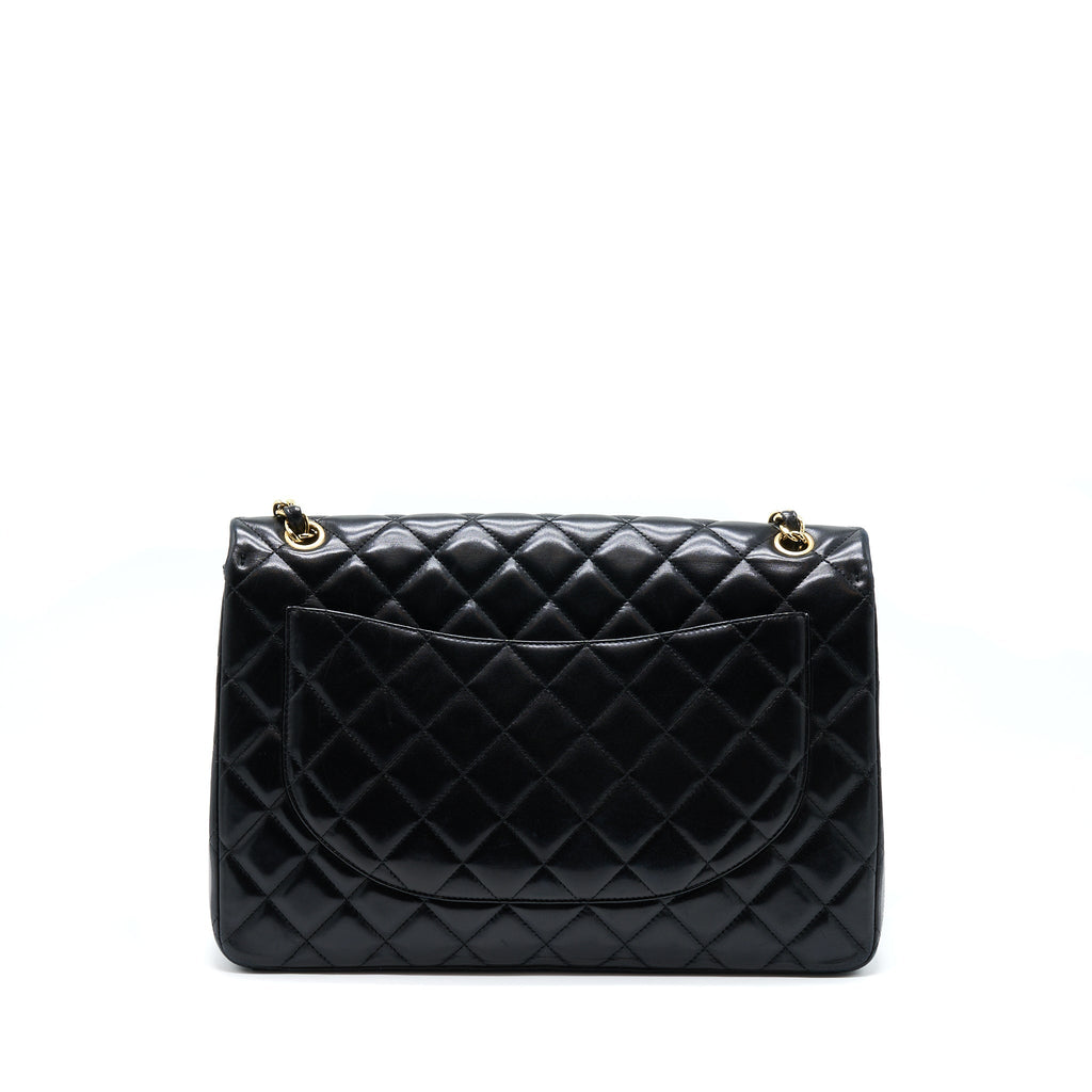 Chanel Maxi Classic Flap Bag Lambskin Black