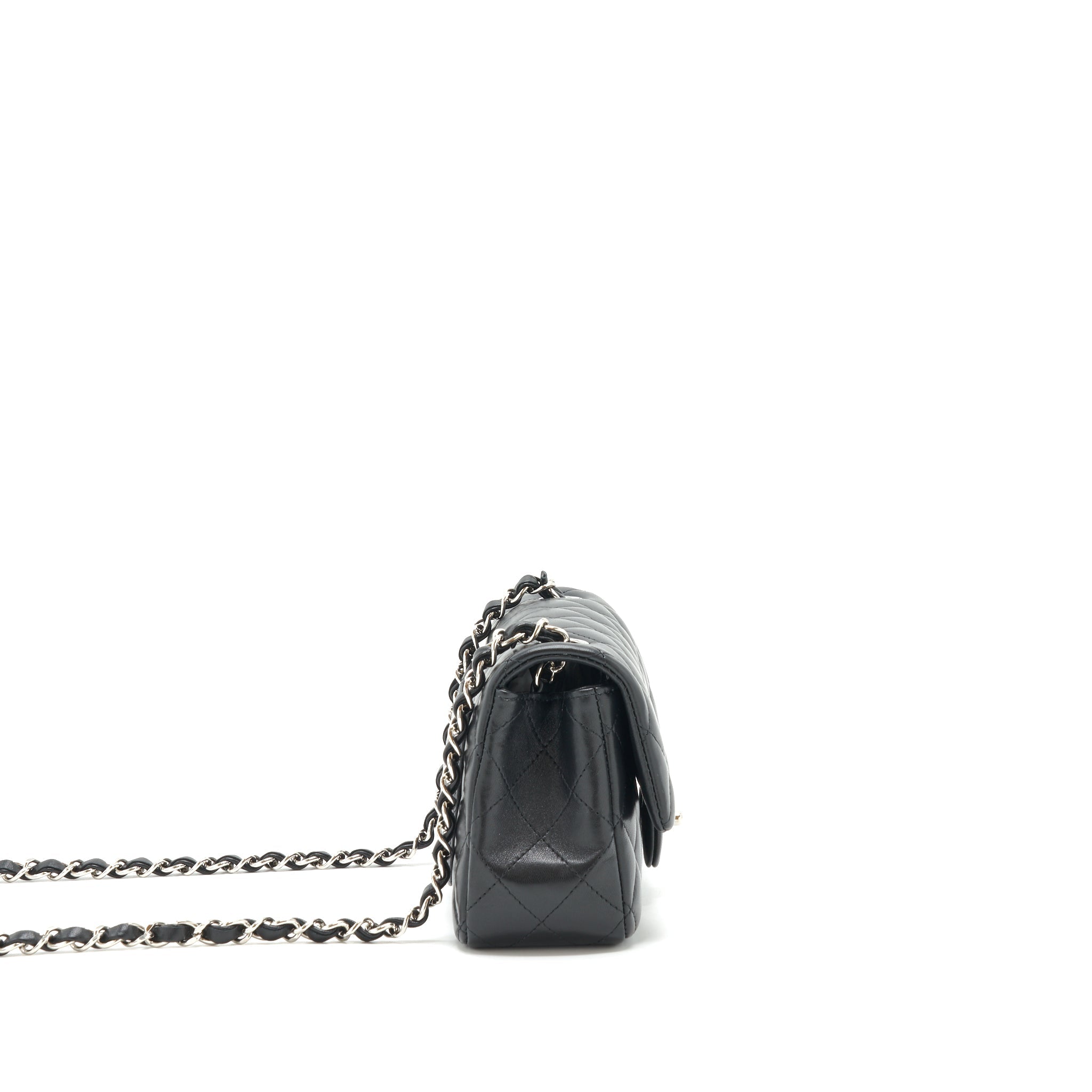 Chanel mini Rectangular Flap bag Lambskin black
