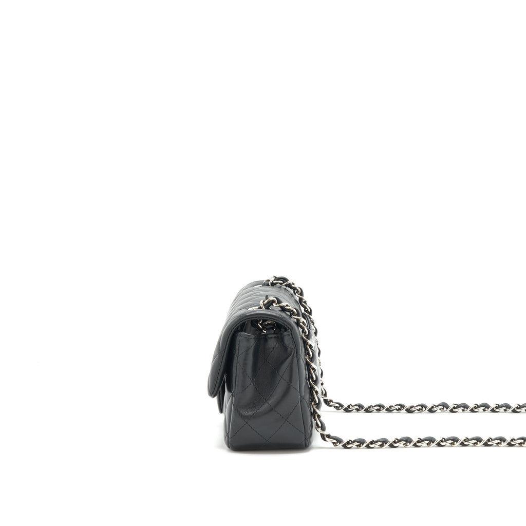 Chanel mini Rectangular Flap bag Lambskin black