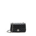 Chanel mini Rectangular Flap bag Lambskin black