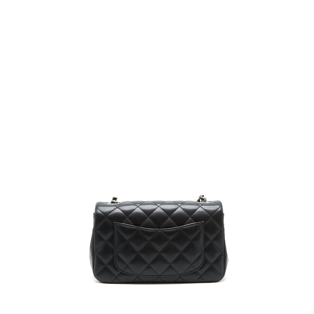 Chanel mini Rectangular Flap bag Lambskin black