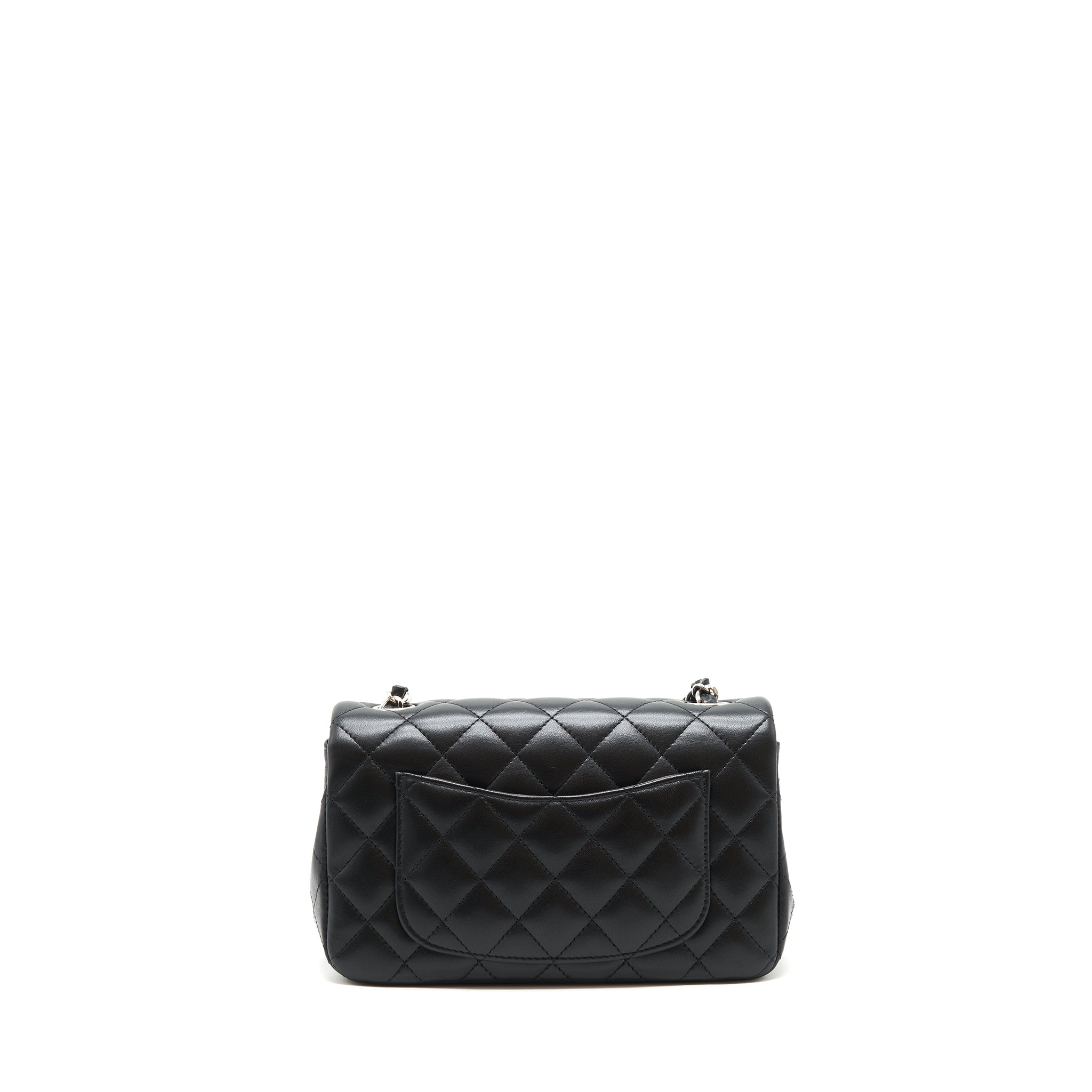 Chanel mini Rectangular Flap bag Lambskin black