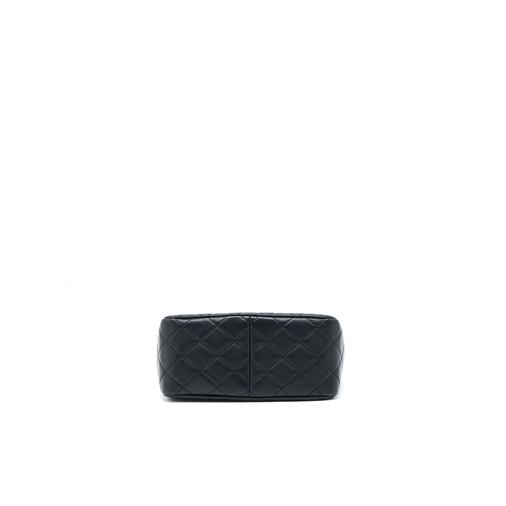 Chanel 23C Pearl Crush Hobo Bag Lambskin Black Brushed  (Microchip)