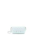 Chanel Glasses Case With Chain Caviar Light Blue