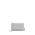 Chanel Pearl Crush Wallet on Chain Lambskin Light Grey  (Microchip)