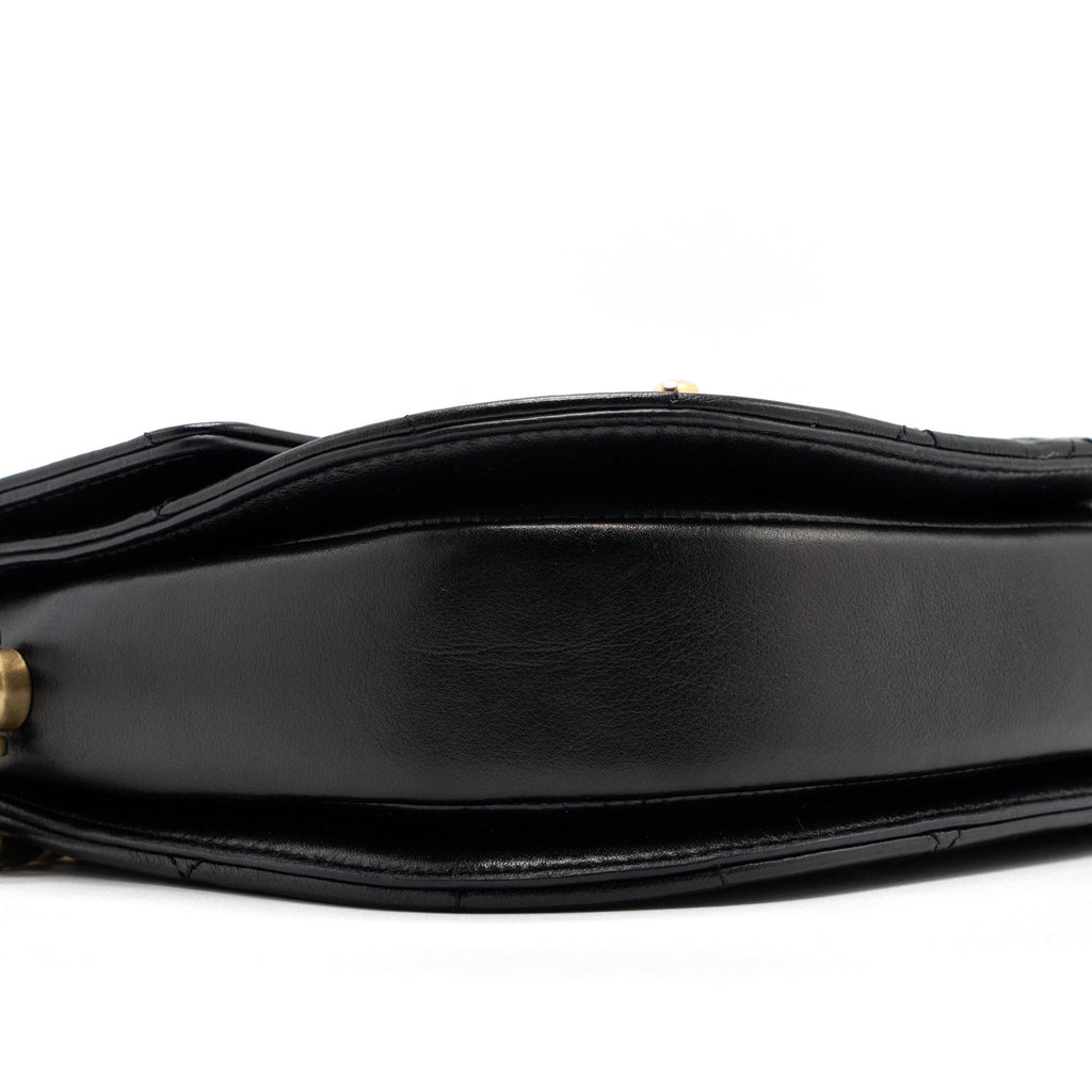 Chanel Messenger Bag Calfskin Black