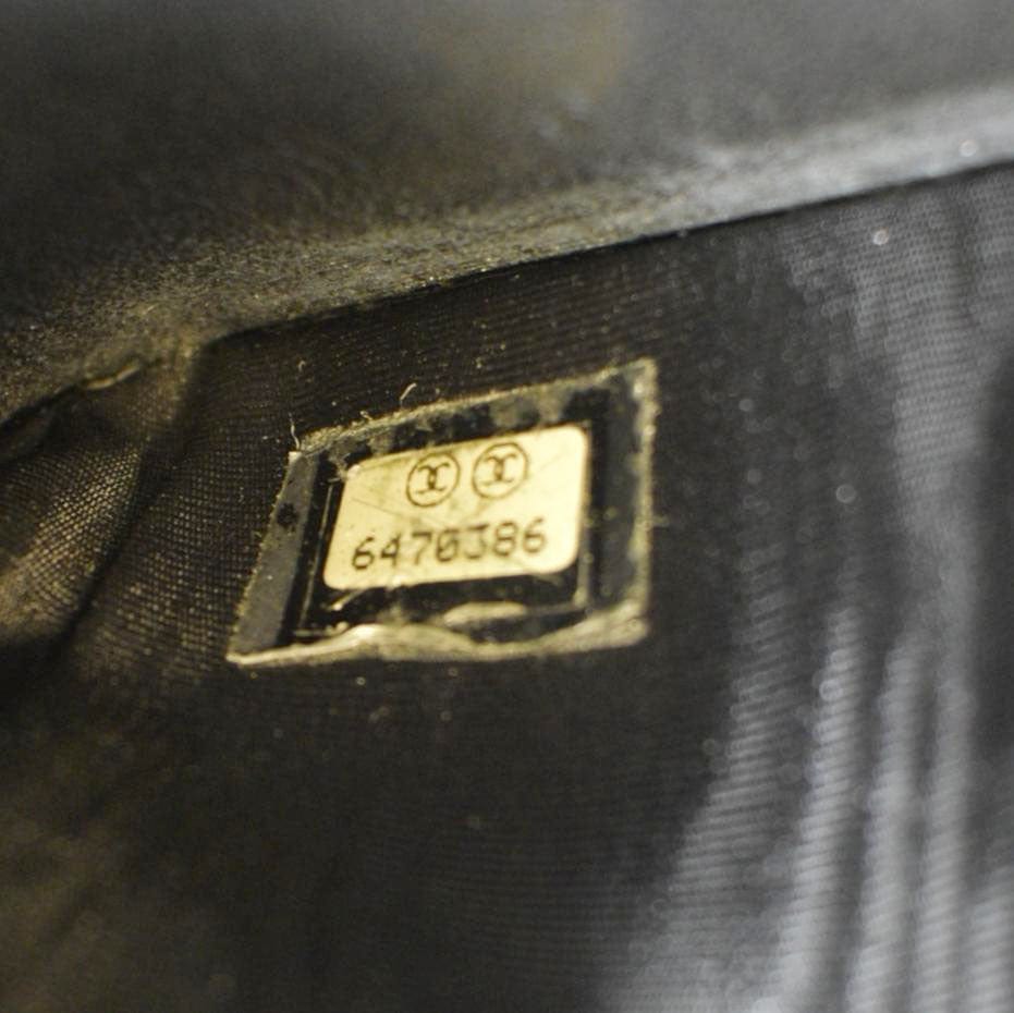 CHANEL Timeless CC Flap Caviar Leather Wallet Black