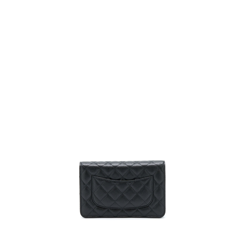Chanel Classic Wallet On Chain Caviar Black