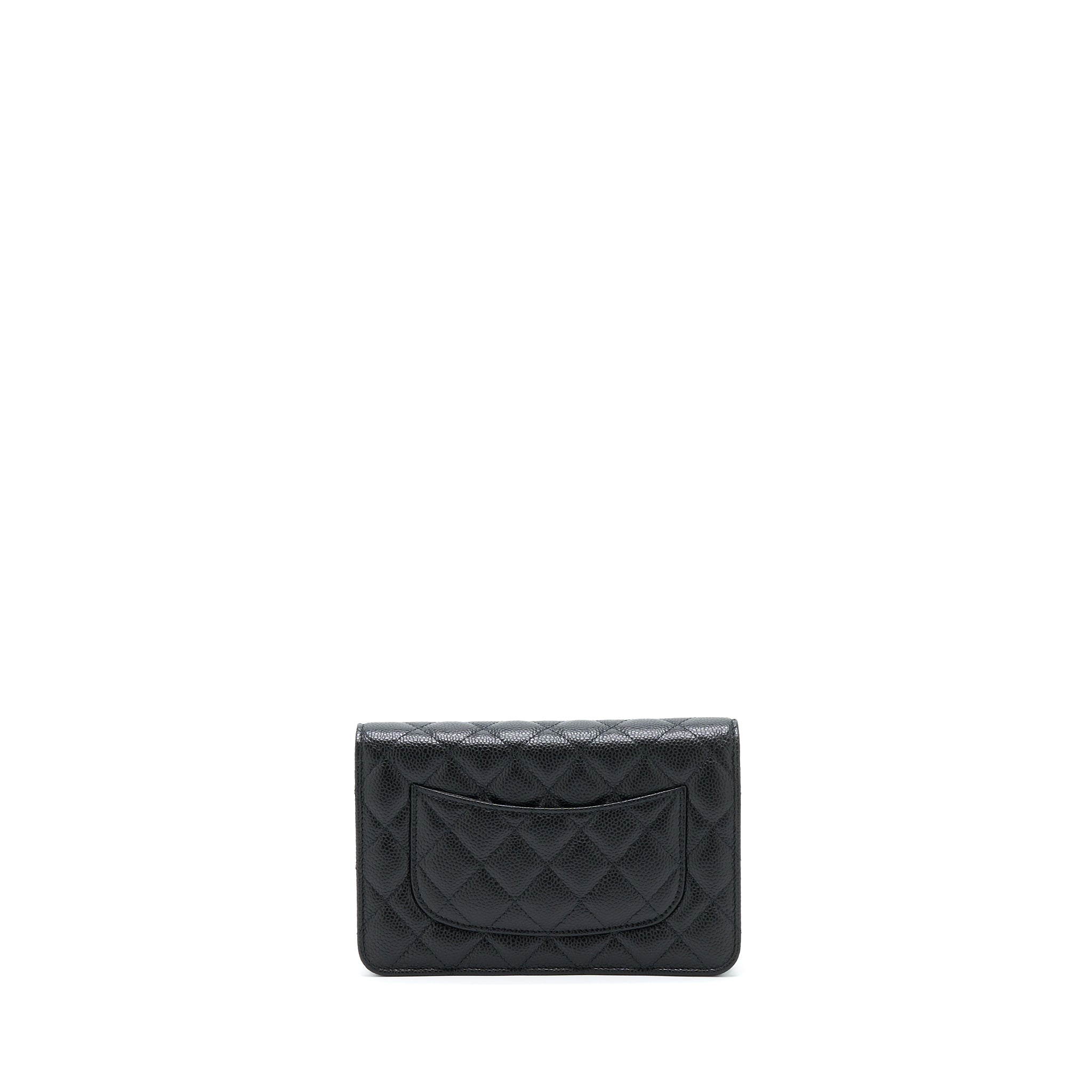 Chanel Classic Wallet On Chain Caviar Black