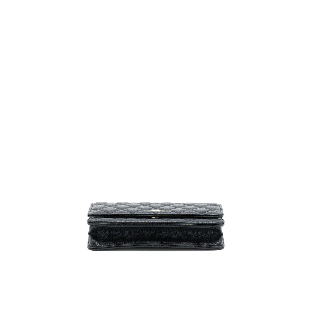 Chanel Classic Wallet On Chain Caviar Black