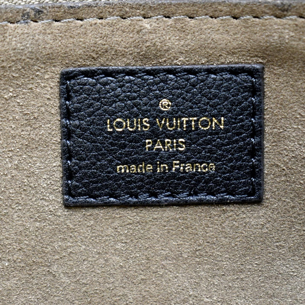 LOUIS VUITTON W PM Monogram Canvas Tote Bag Brown