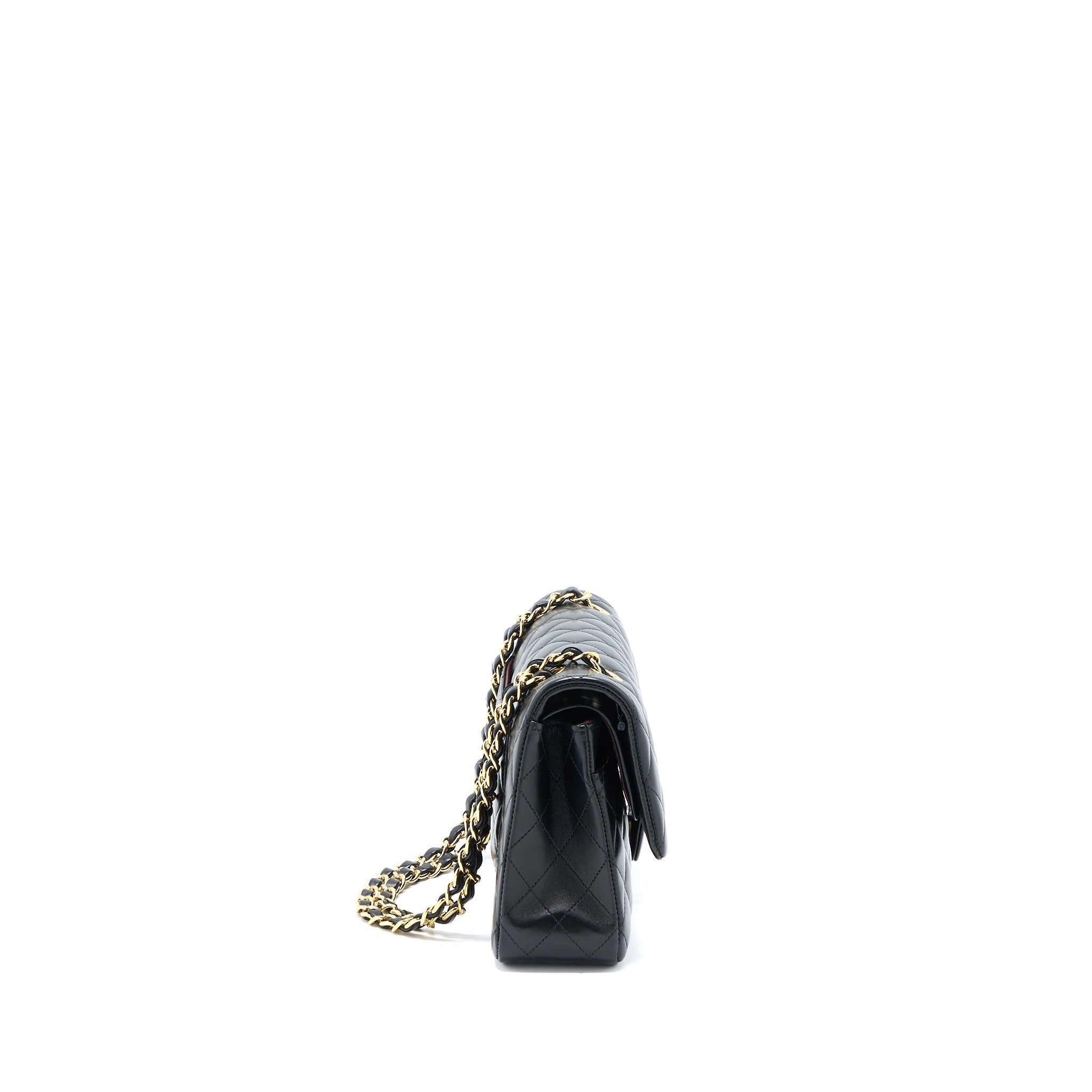 Chanel Medium Classic Double Flap Bag Lambskin Black