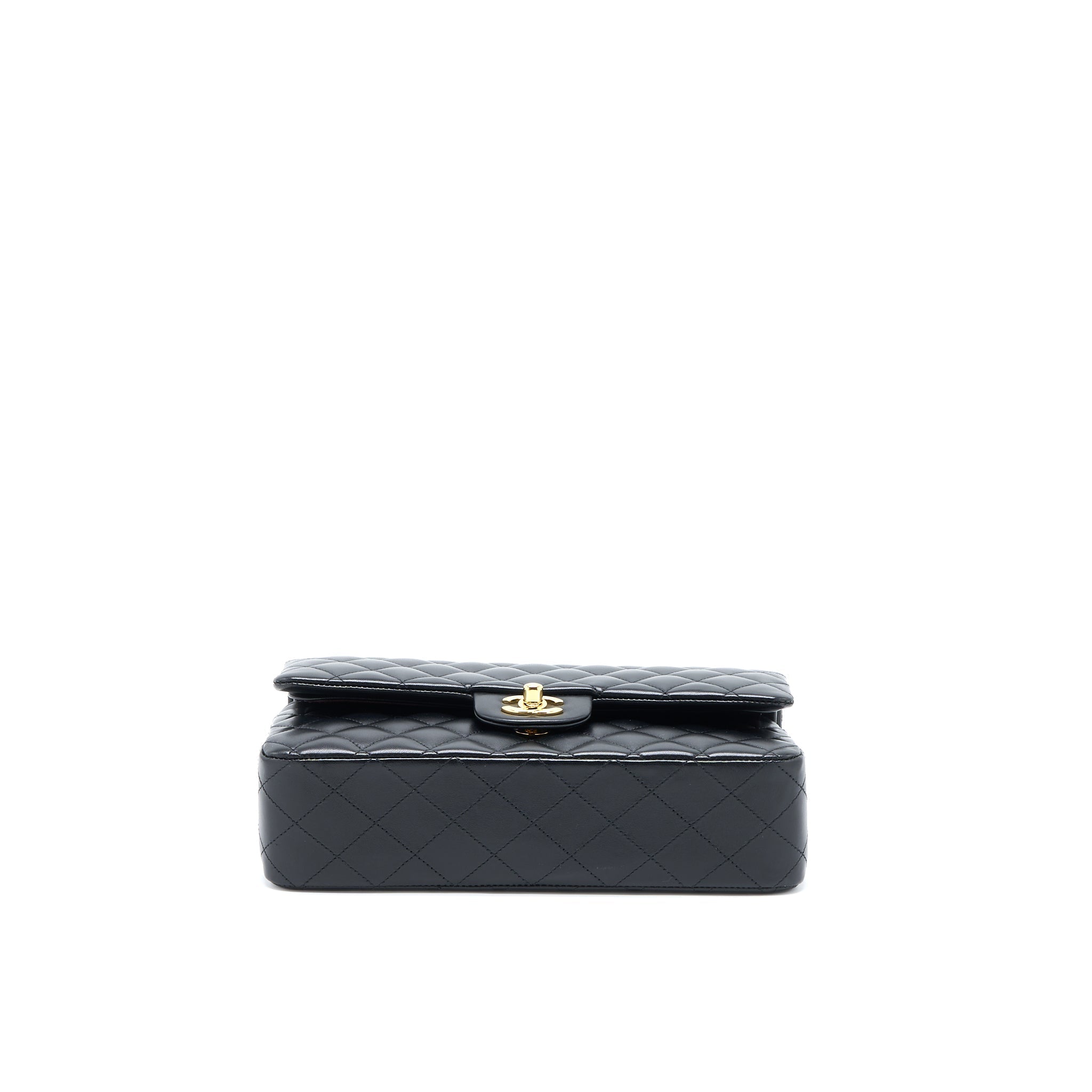 Chanel Medium Classic Double Flap Bag Lambskin Black
