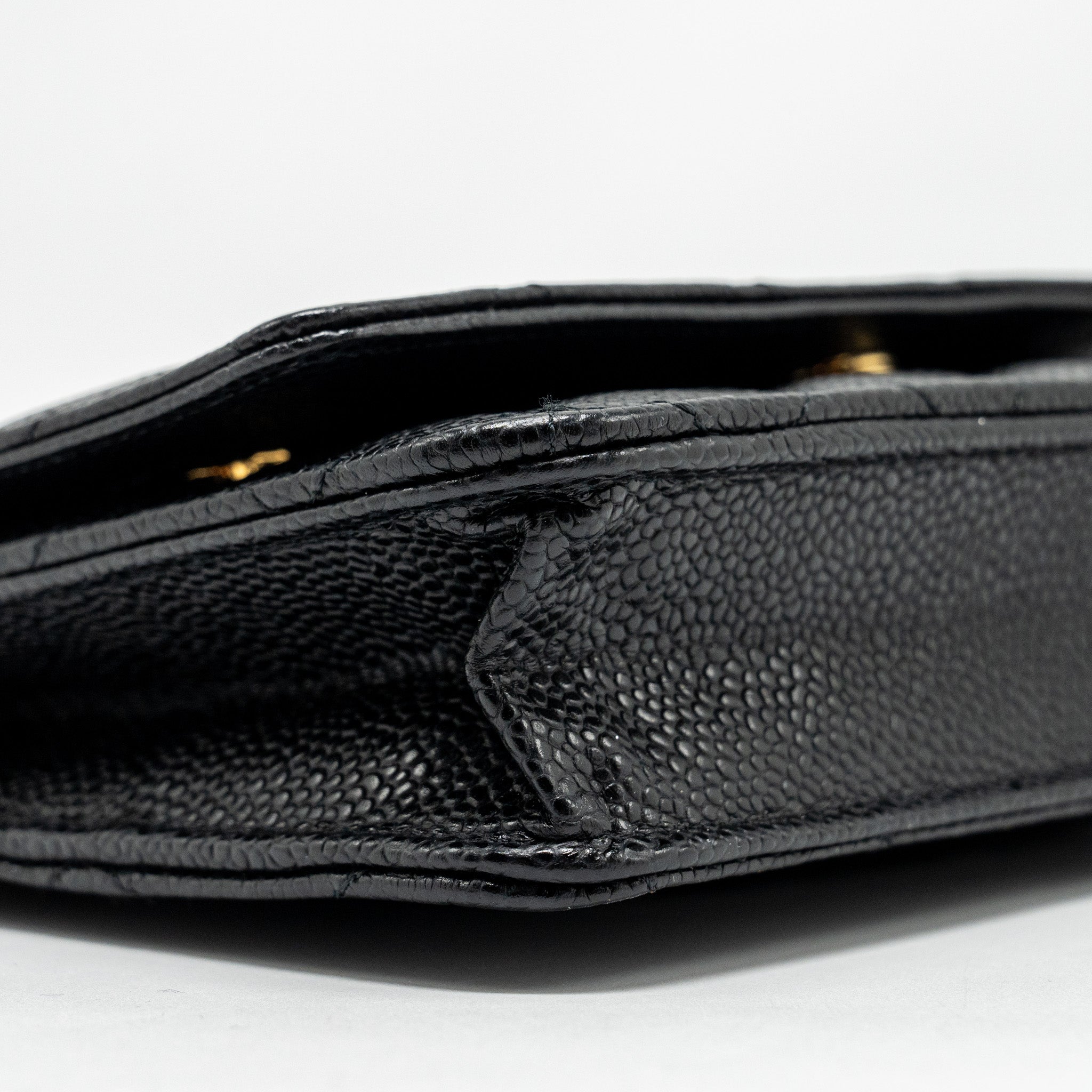 Chanel Classic Wallet on Chain Caviar Black