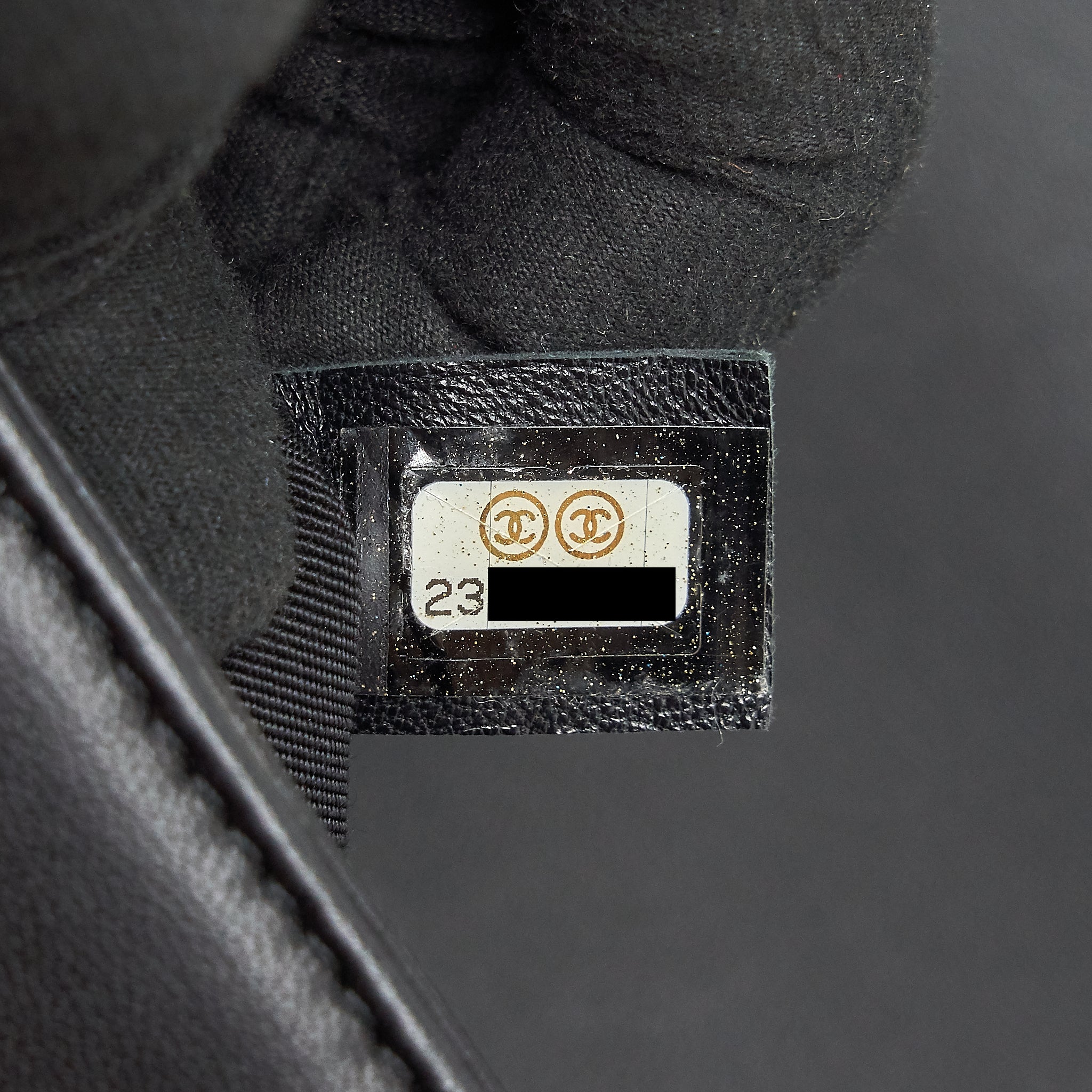 Chanel medium boy black Lambskin Ruthenium