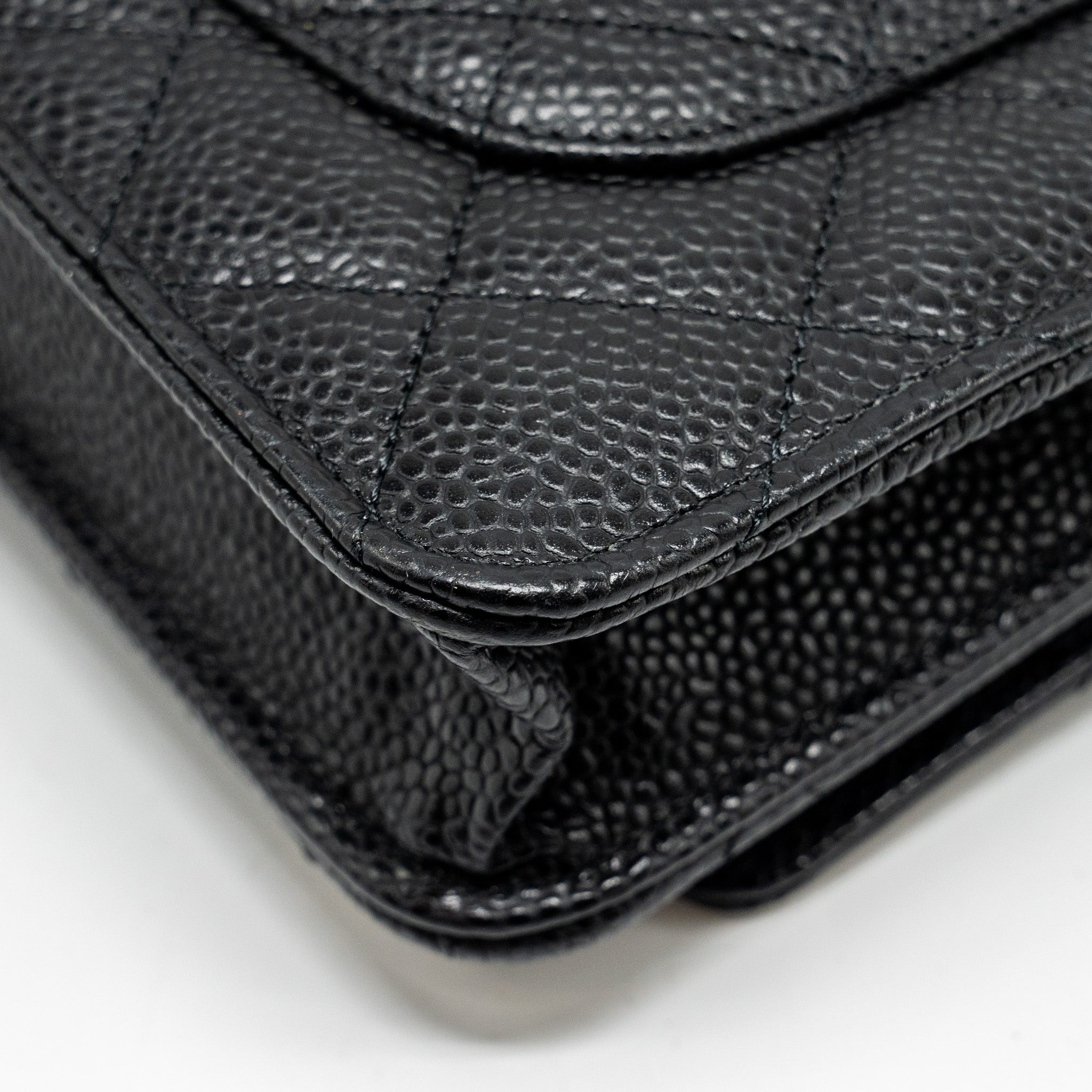 Chanel Classic Wallet on Chain Caviar Black