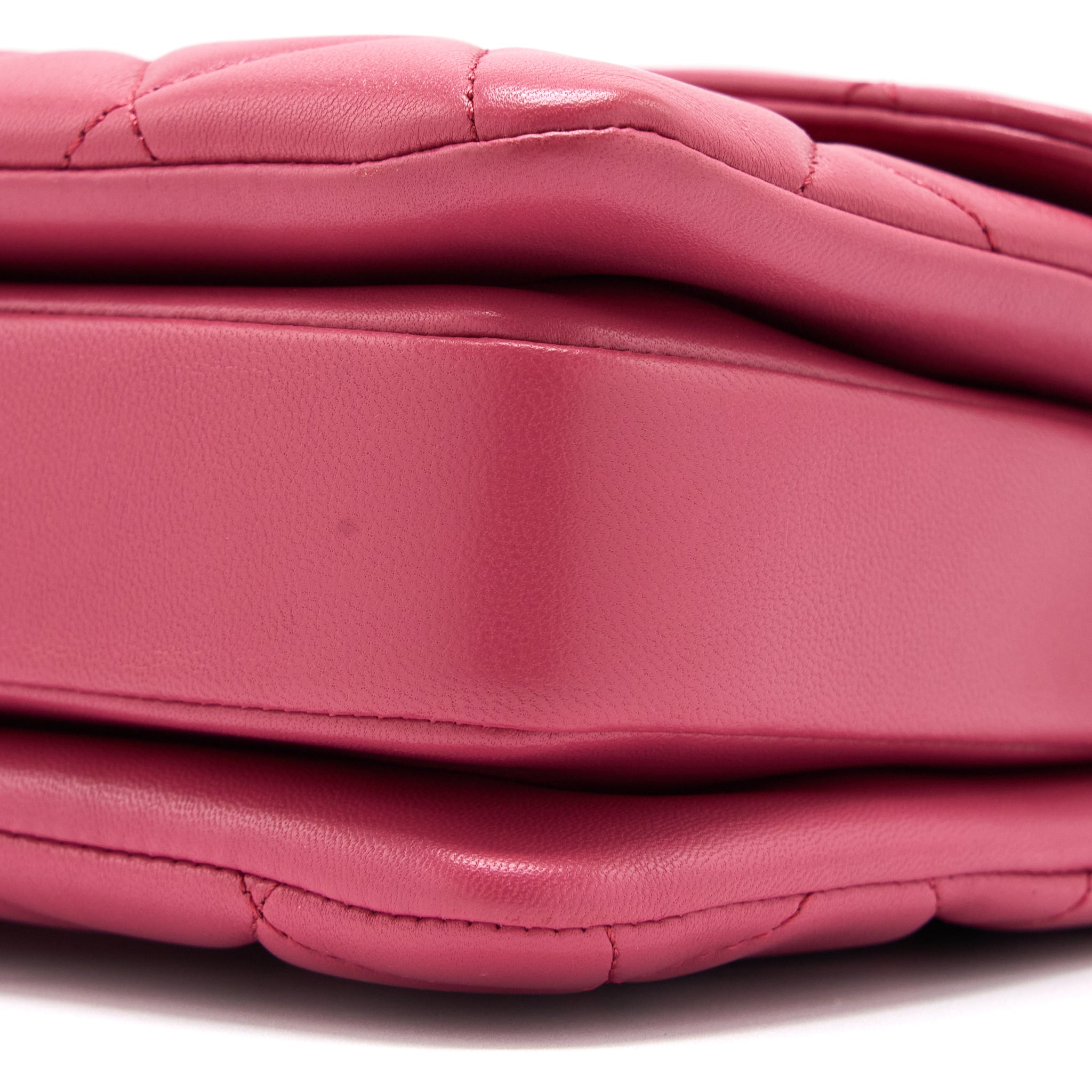 Chanel Top handle Trendy CC Flap Bag Lambskin Pink L