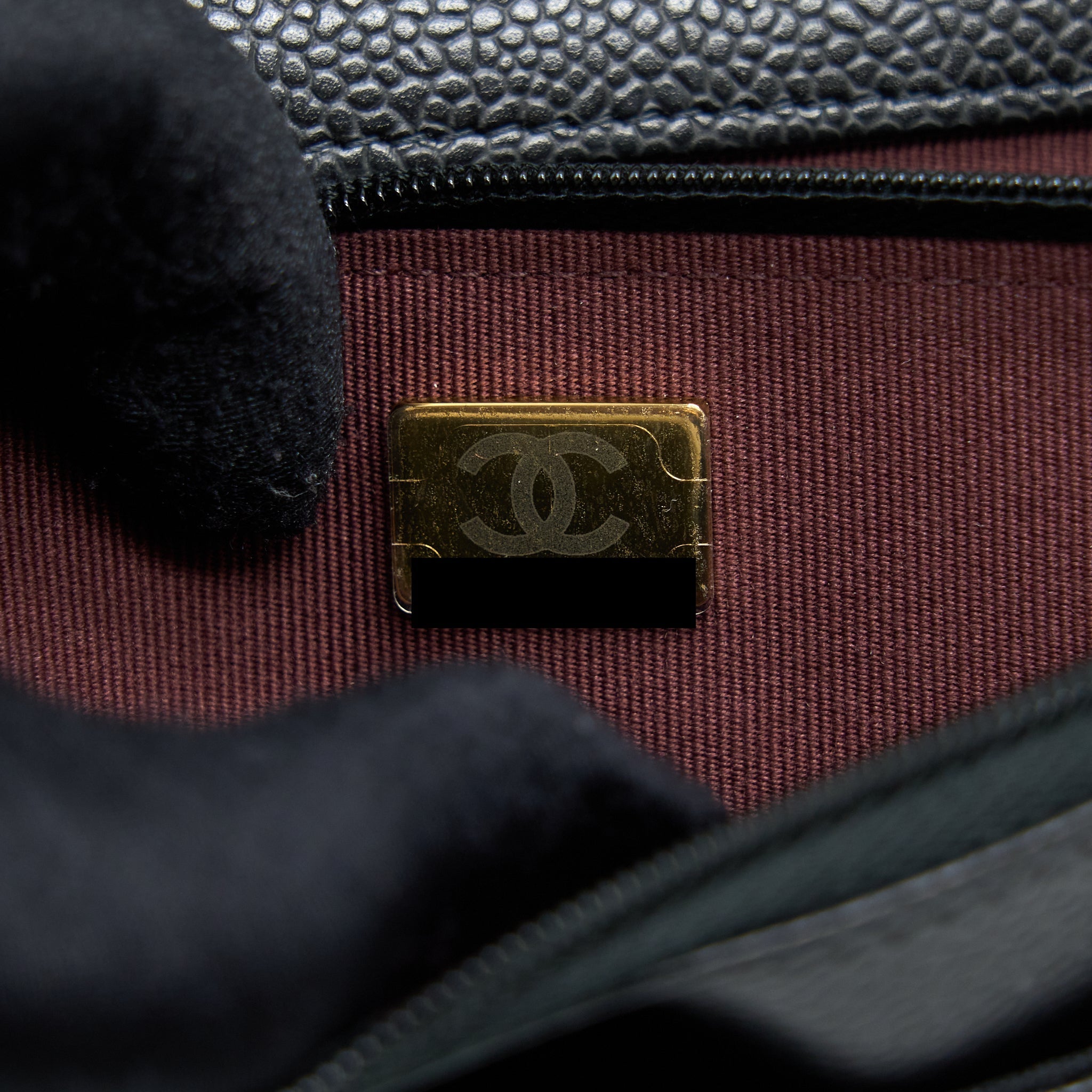 Chanel Classic Wallet On Chain Caviar Black