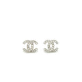 Chanel CC Logo Crystals Earrings