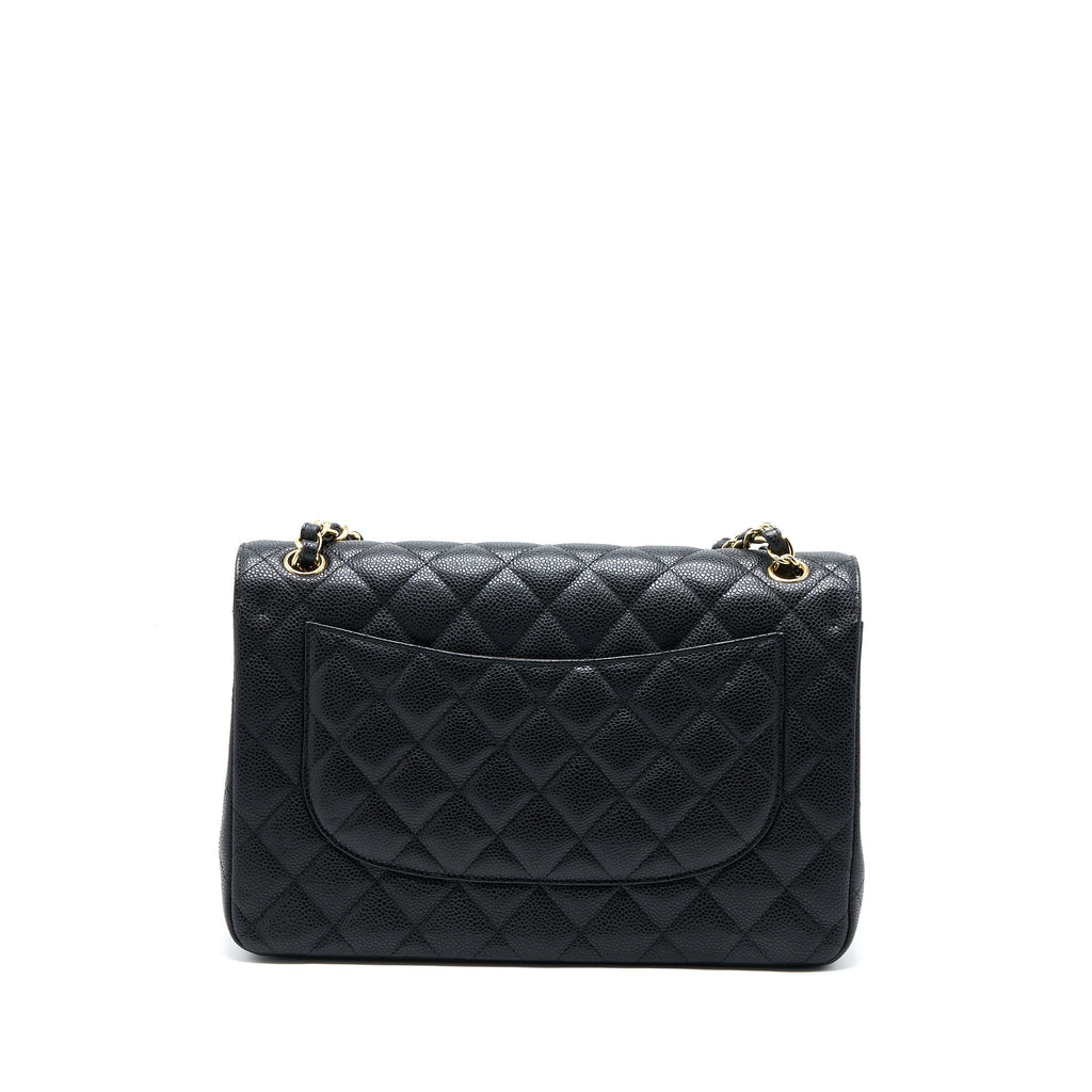 Chanel Jumbo Classic Double Flap Bag Caviar Black
