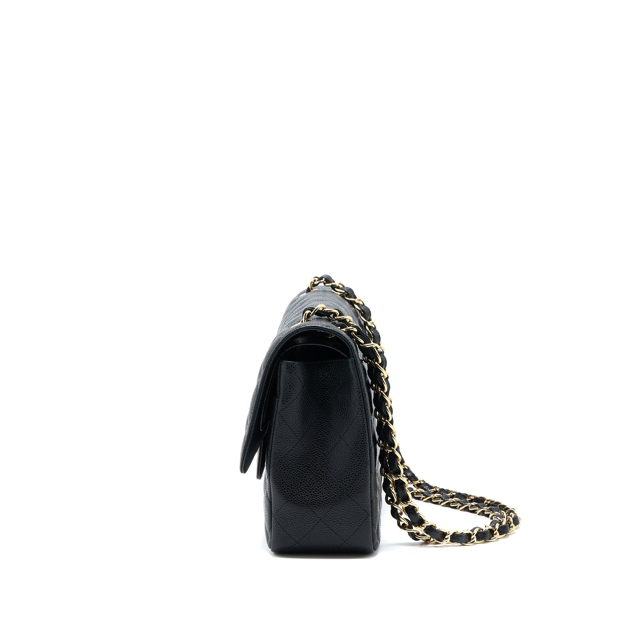 Chanel Jumbo Classic Double Flap Bag Caviar Black