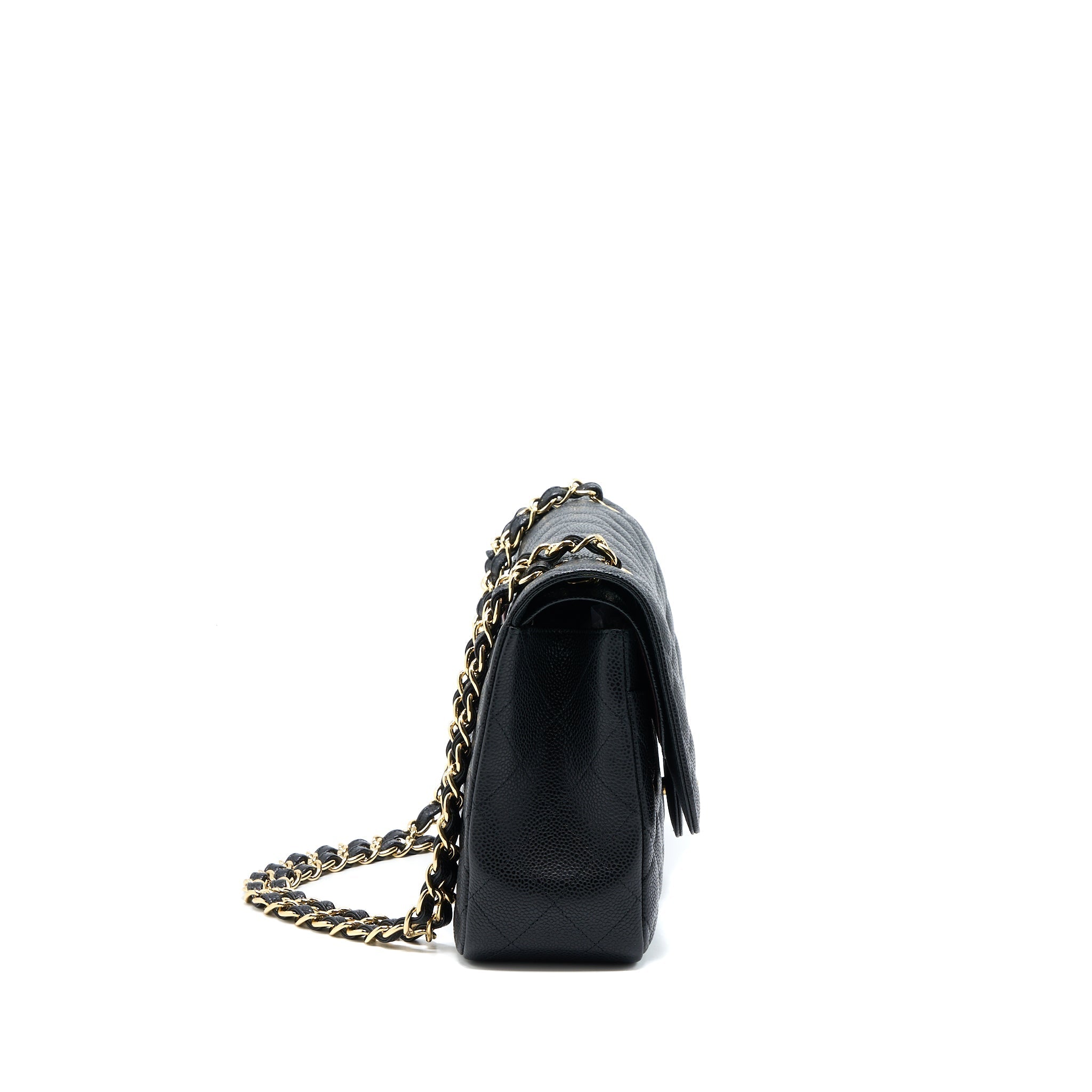 Chanel Jumbo Classic Double Flap Bag Caviar Black