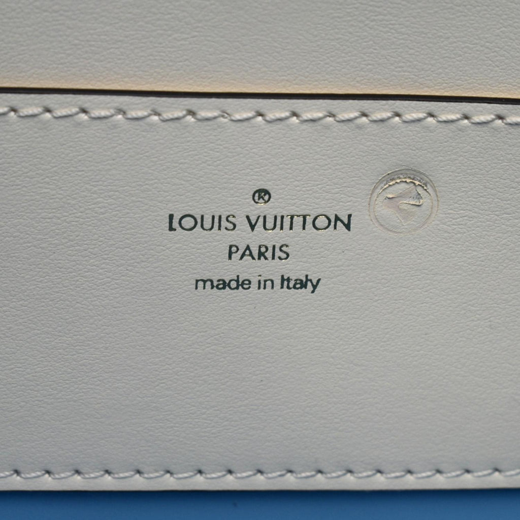 LOUIS VUITTON Pont 9 Calfskin Leather Shoulder Bag Creme