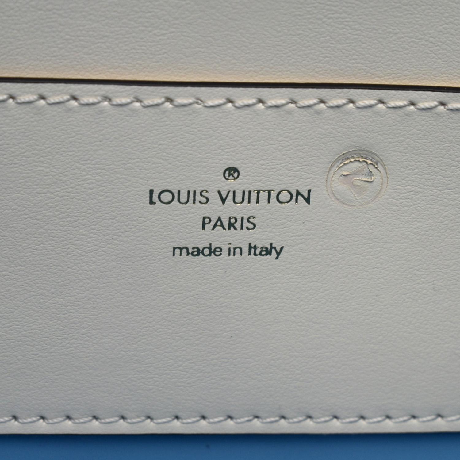 LOUIS VUITTON Pont 9 Calfskin Leather Shoulder Bag Creme