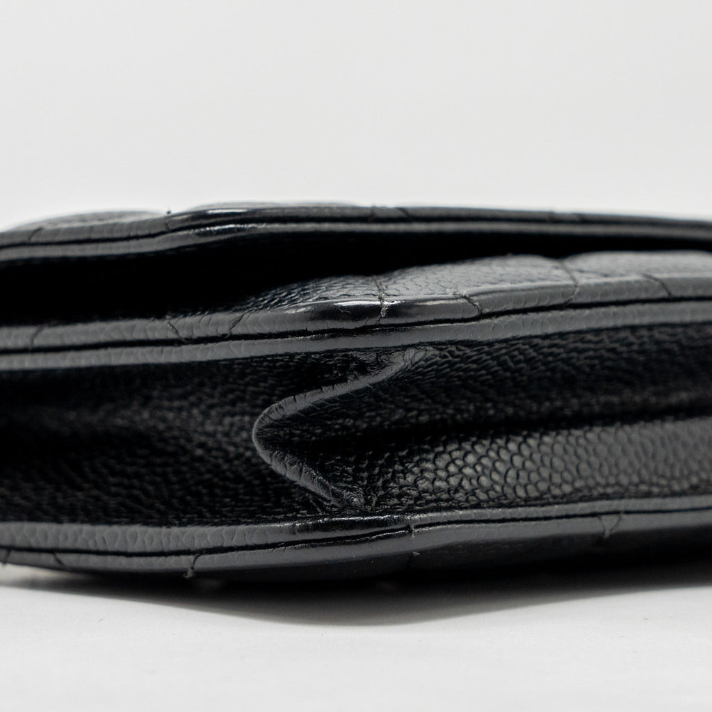 Chanel Classic Wallet On Chain Caviar Black