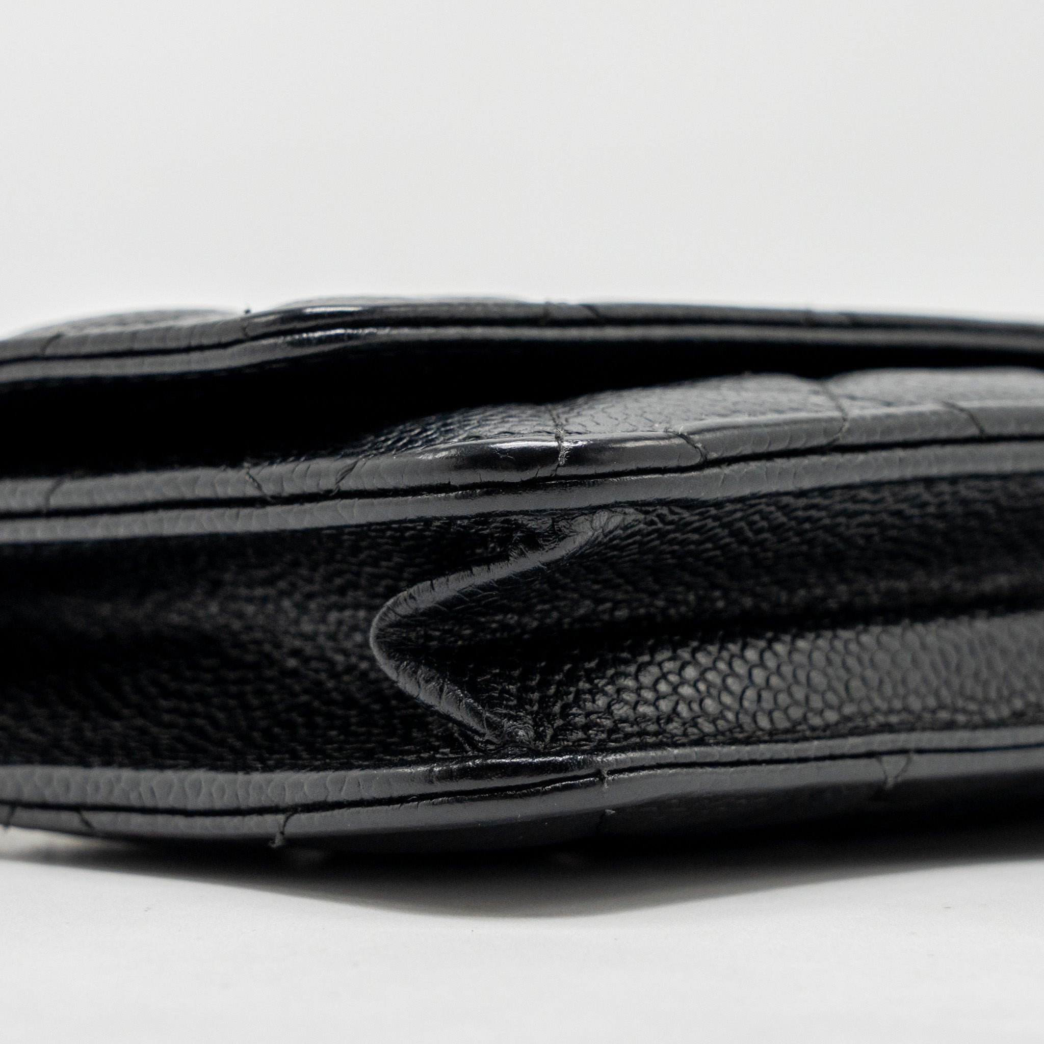 Chanel Classic Wallet On Chain Caviar Black
