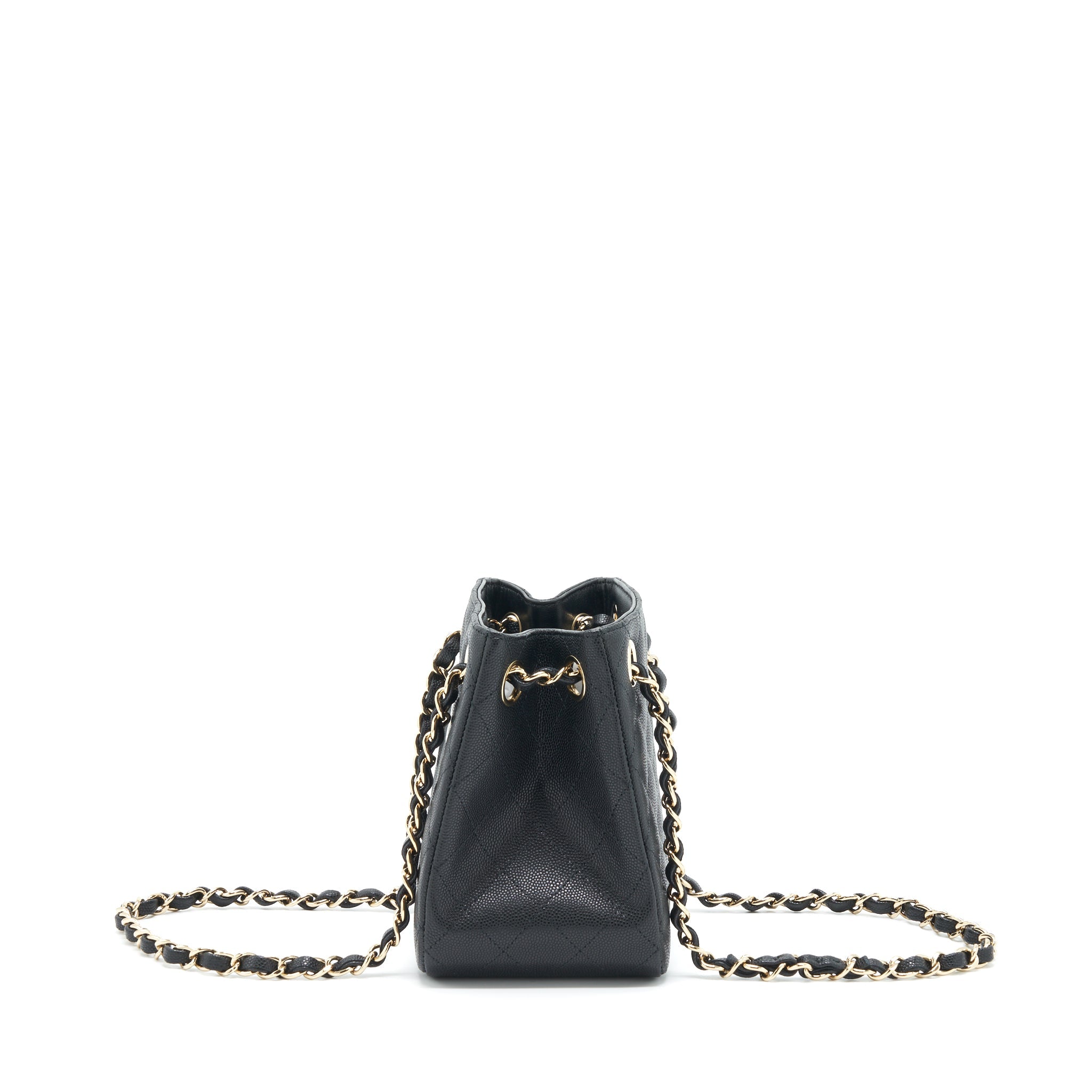 Chanel 22S Bucket Bag Caviar Black L