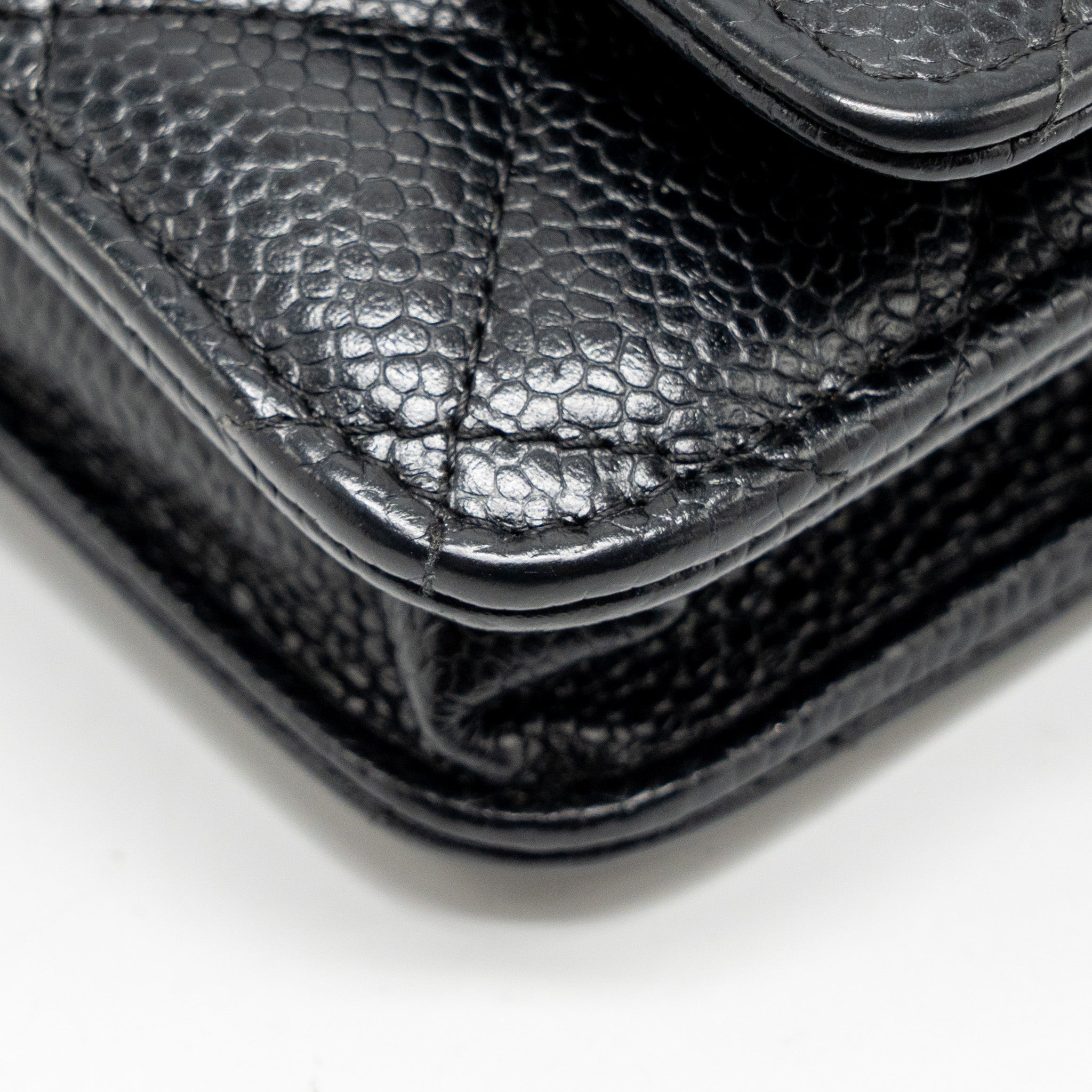 Chanel Classic Wallet On Chain Caviar Black