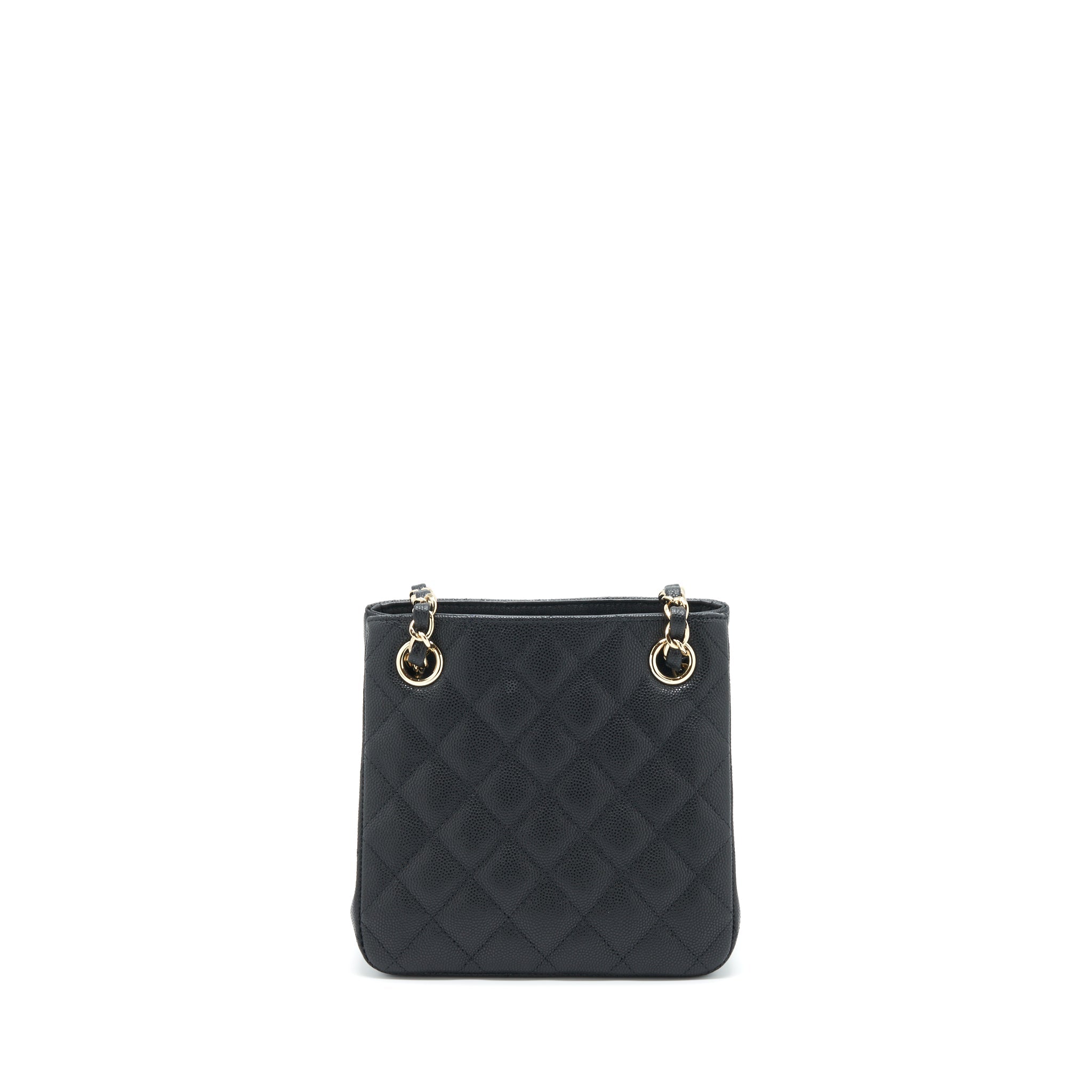 Chanel 22S Bucket Bag Caviar Black L