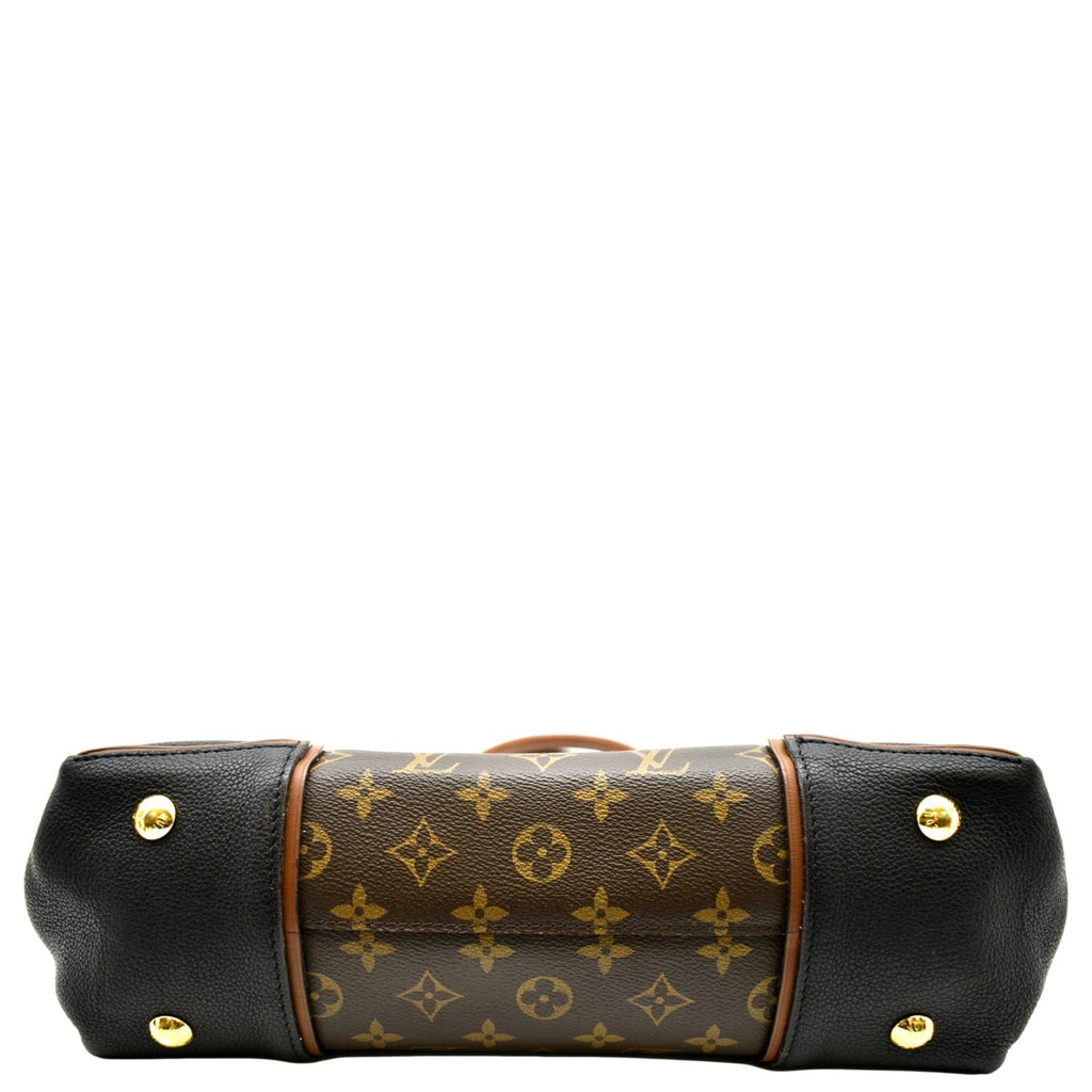 LOUIS VUITTON W PM Monogram Canvas Tote Bag Brown
