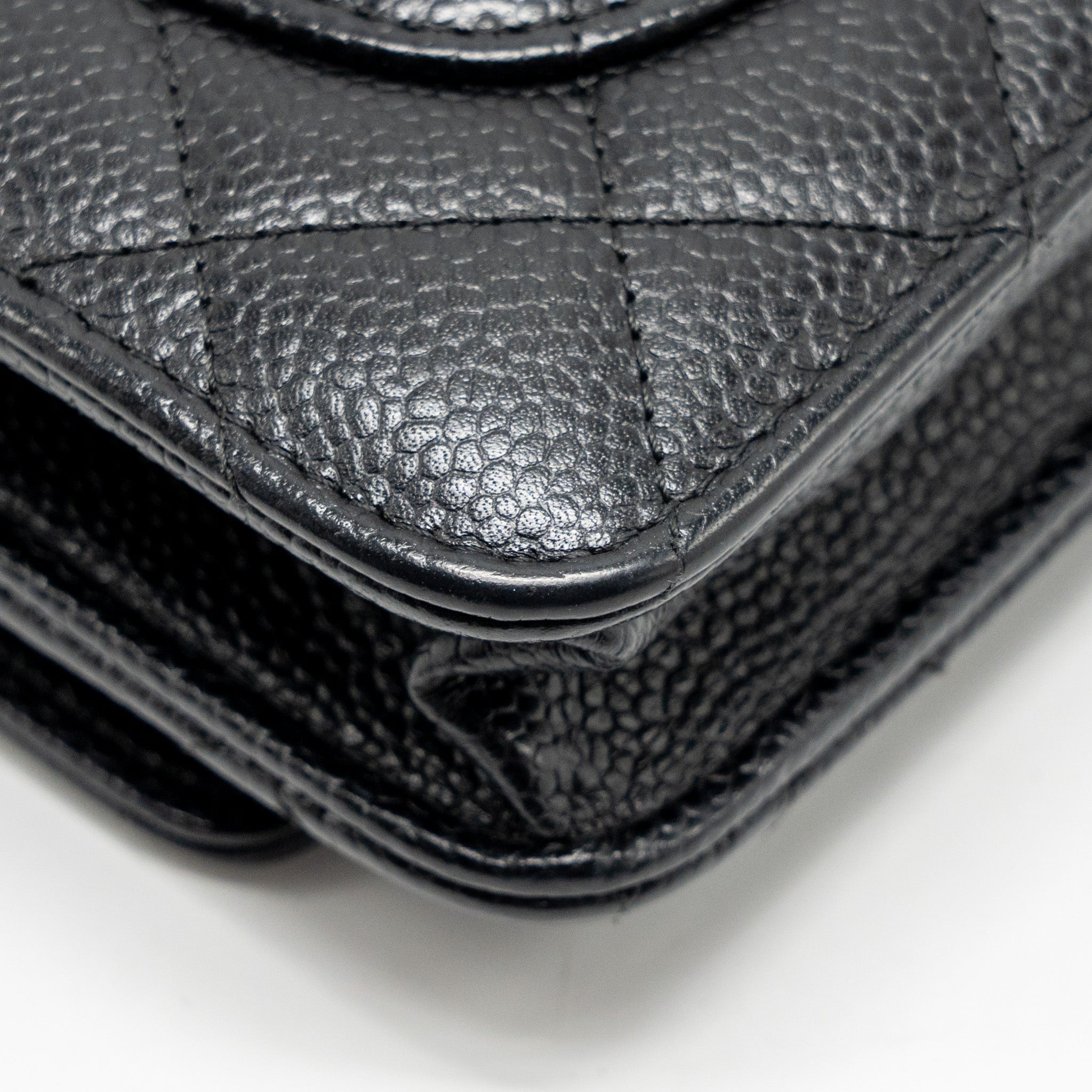 Chanel Classic Wallet On Chain Caviar Black
