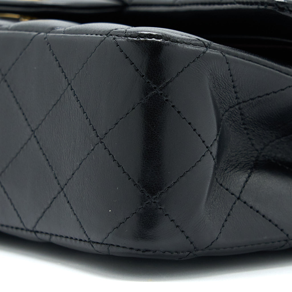 Chanel Medium Classic Double Flap Bag Lambskin Black